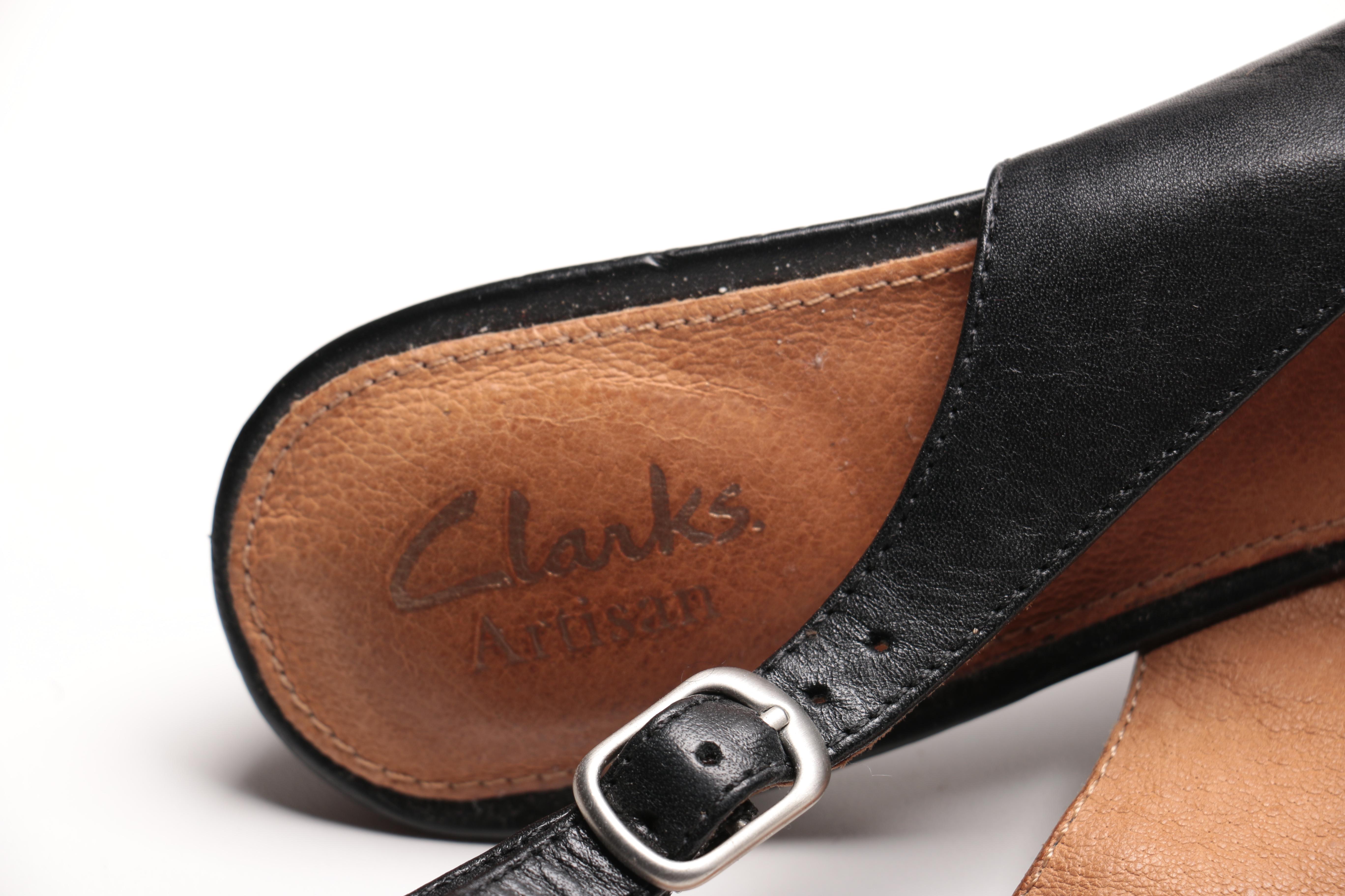 Clarks Artisan "Cynthia Fest" Peep Toe Heels