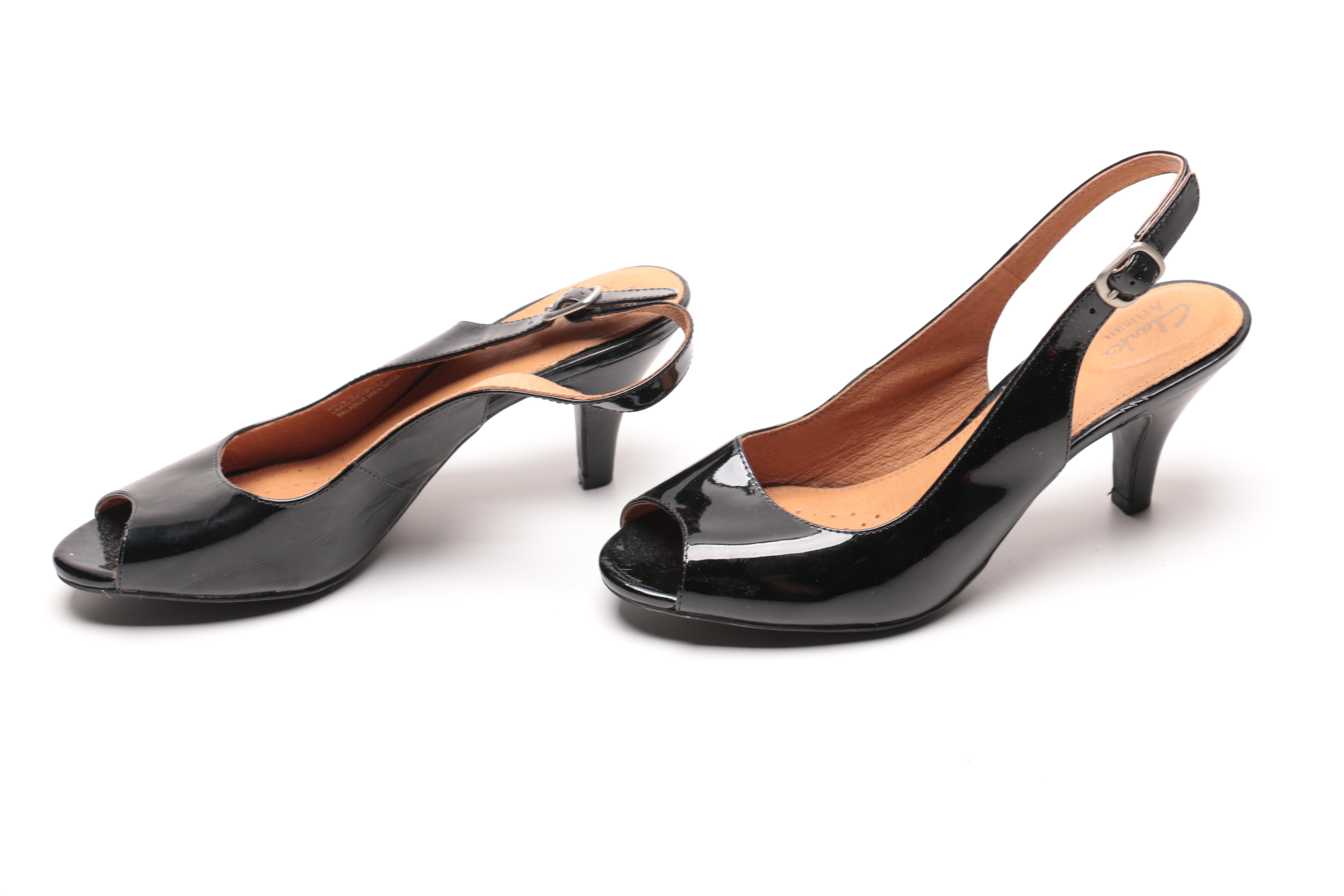 Clarks Artisan "Cynthia Fest" Peep Toe Heels