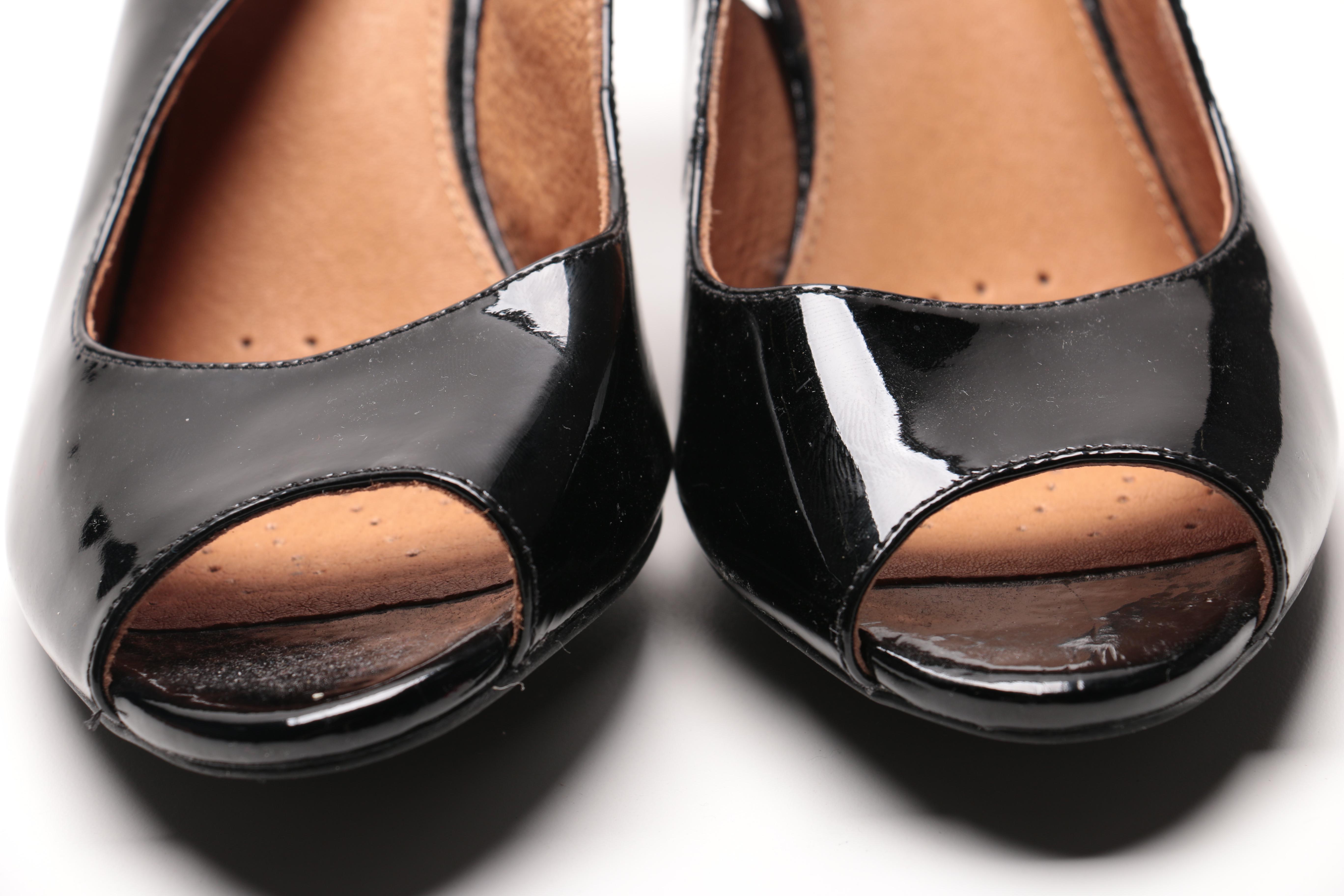 Clarks Artisan "Cynthia Fest" Peep Toe Heels