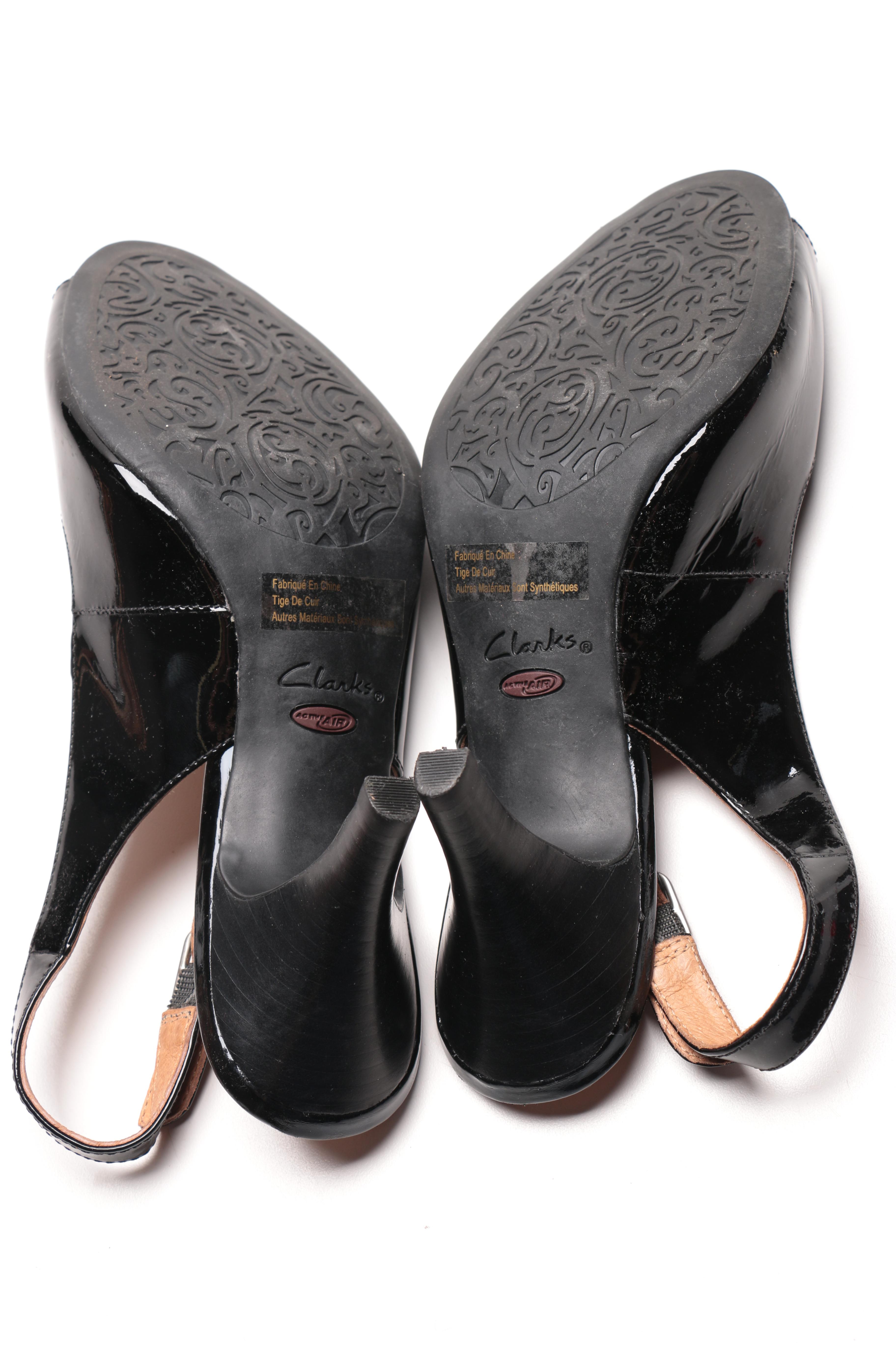 Clarks Artisan "Cynthia Fest" Peep Toe Heels