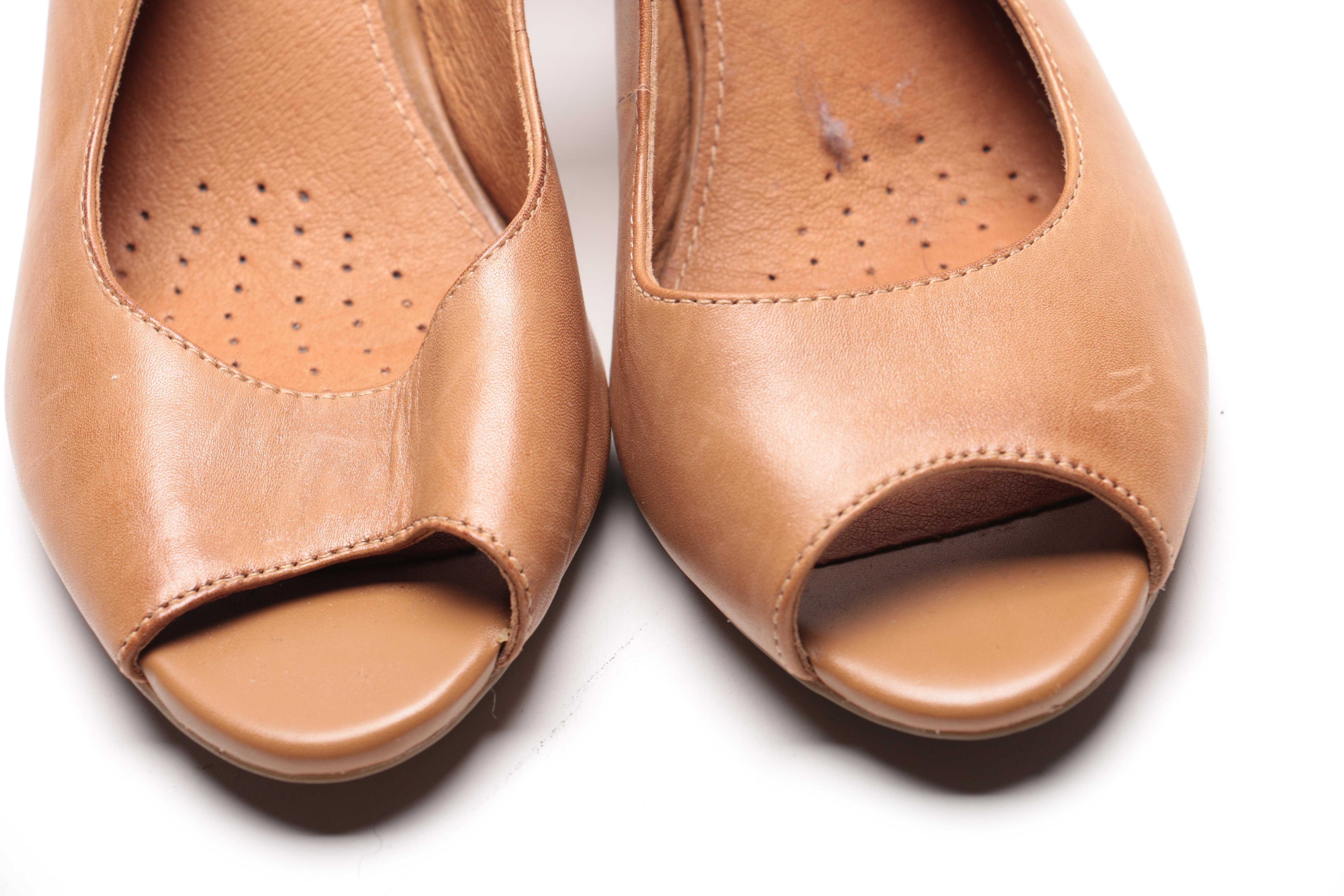 Clarks Artisan "Cynthia Fest" Peep Toe Heels