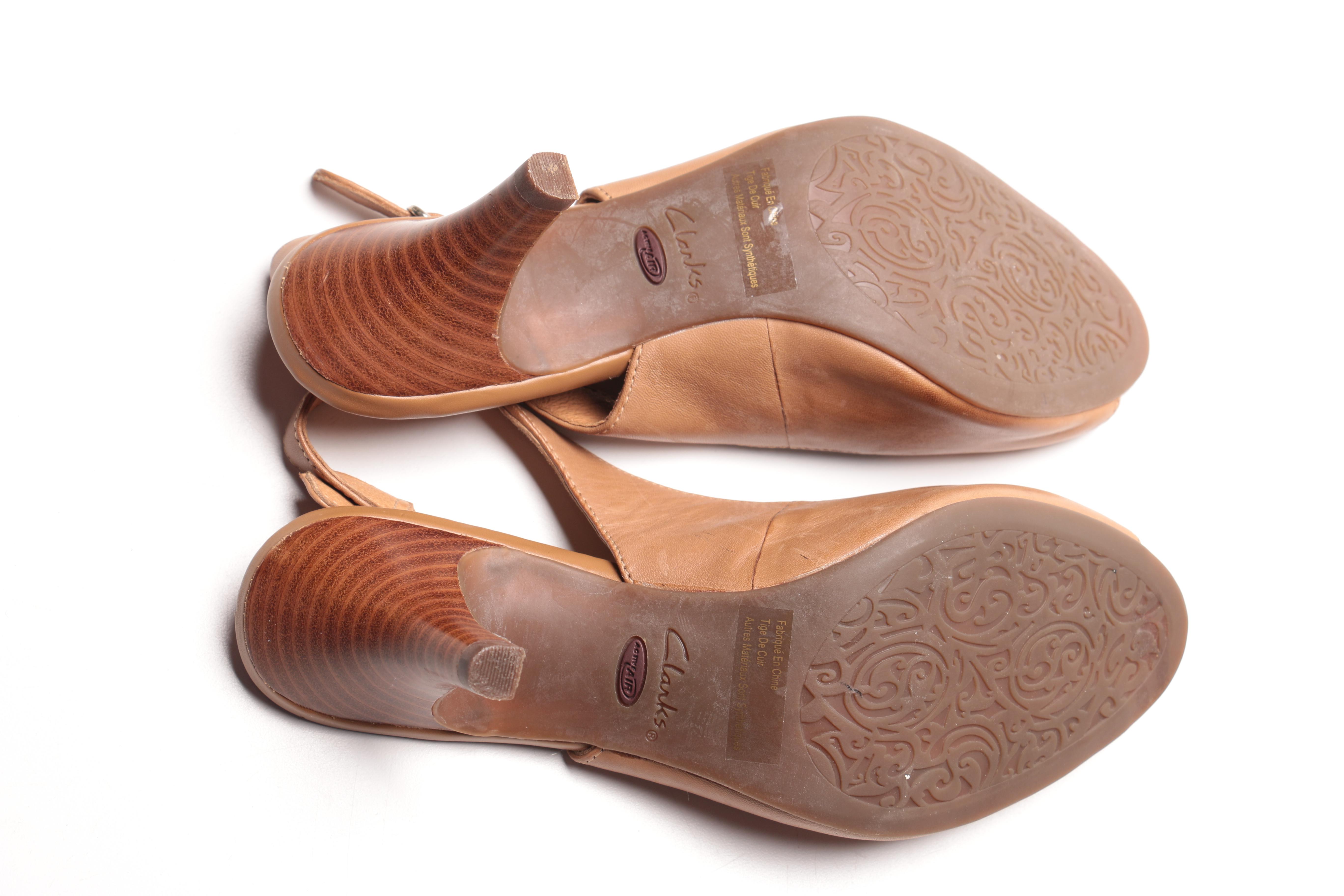 Clarks Artisan "Cynthia Fest" Peep Toe Heels