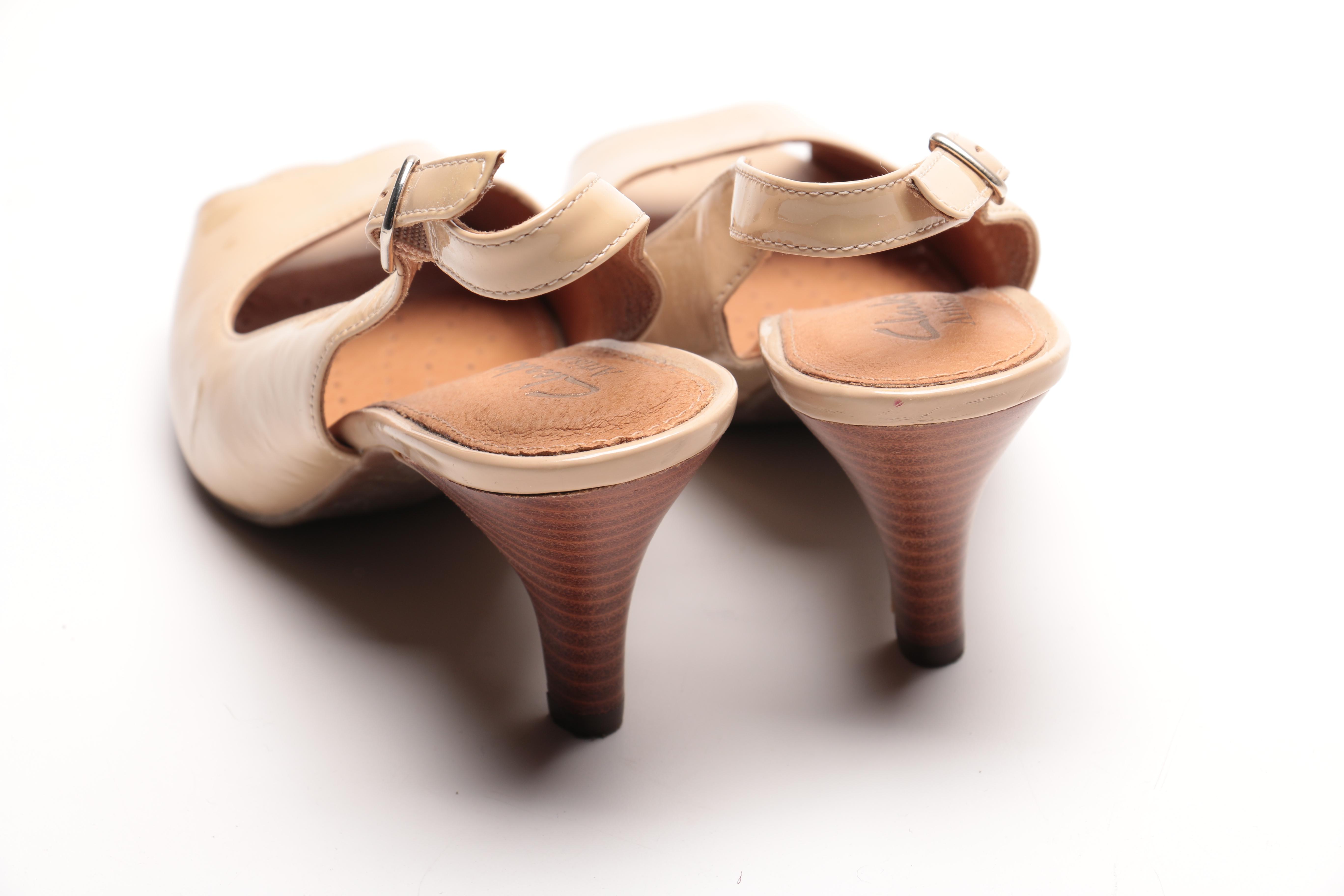 Clarks Artisan "Cynthia Fest" Peep Toe Heels
