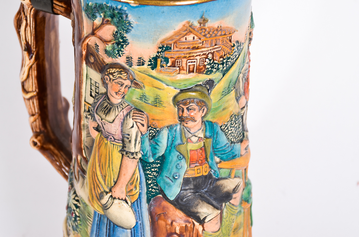 Antique German J.L. Knoedgen Beer Stein