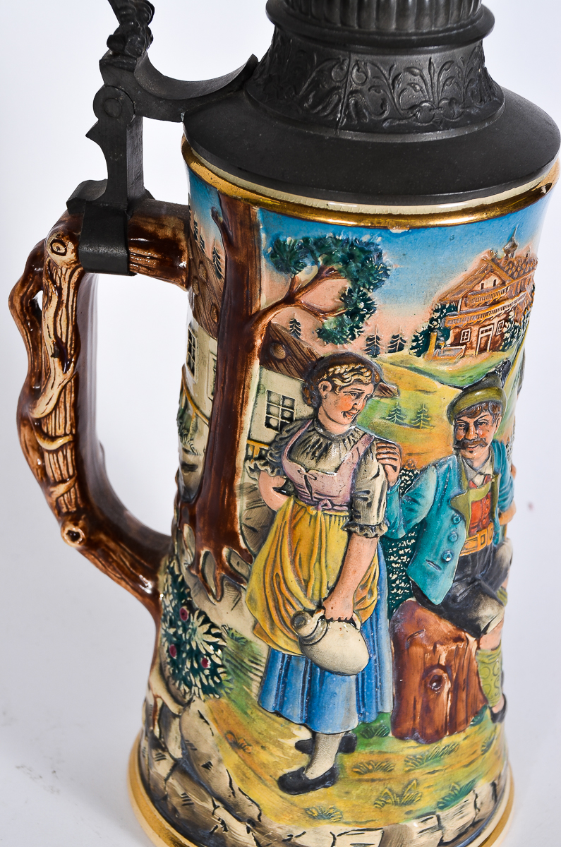 Antique German J.L. Knoedgen Beer Stein