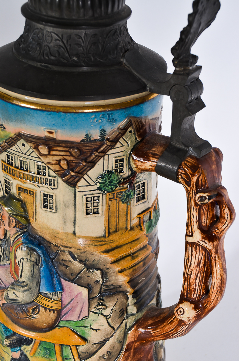 Antique German J.L. Knoedgen Beer Stein