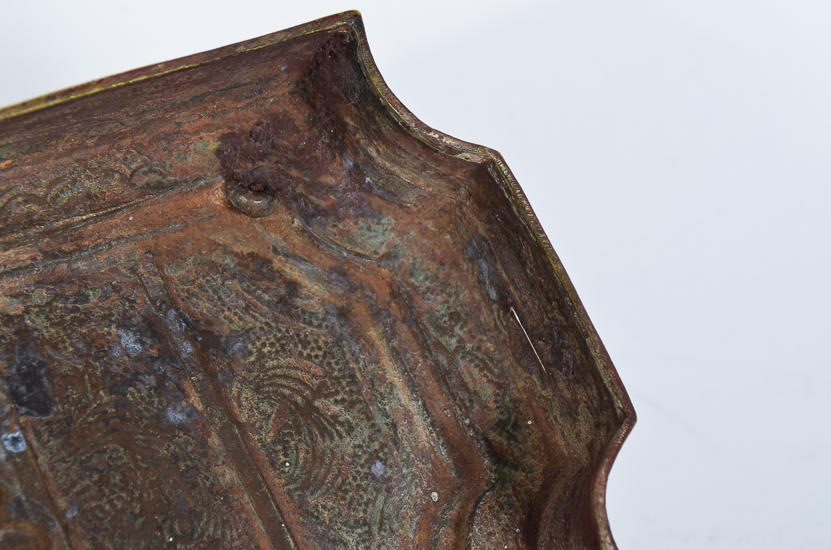 Antique Brass and Cooper Trinket Box