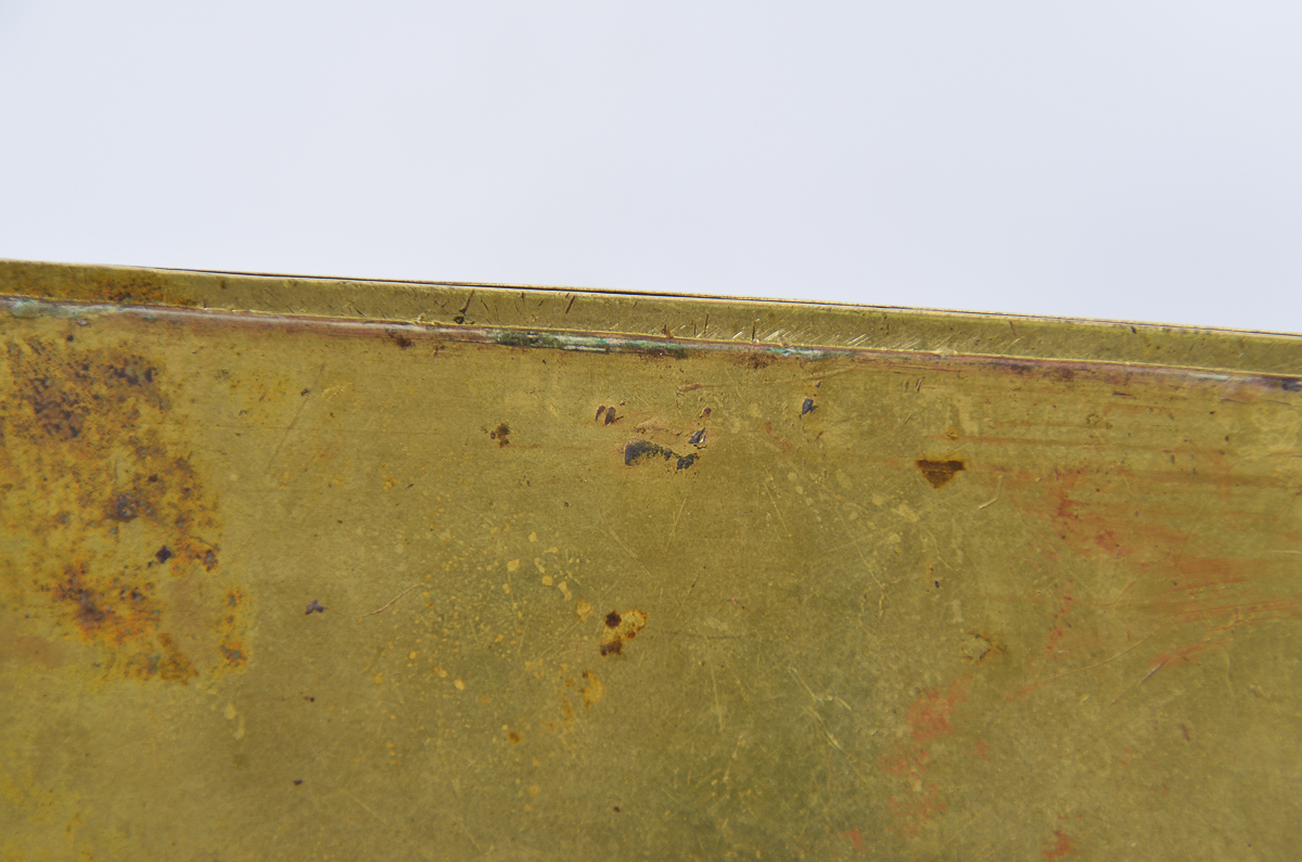 Antique Brass and Cooper Trinket Box