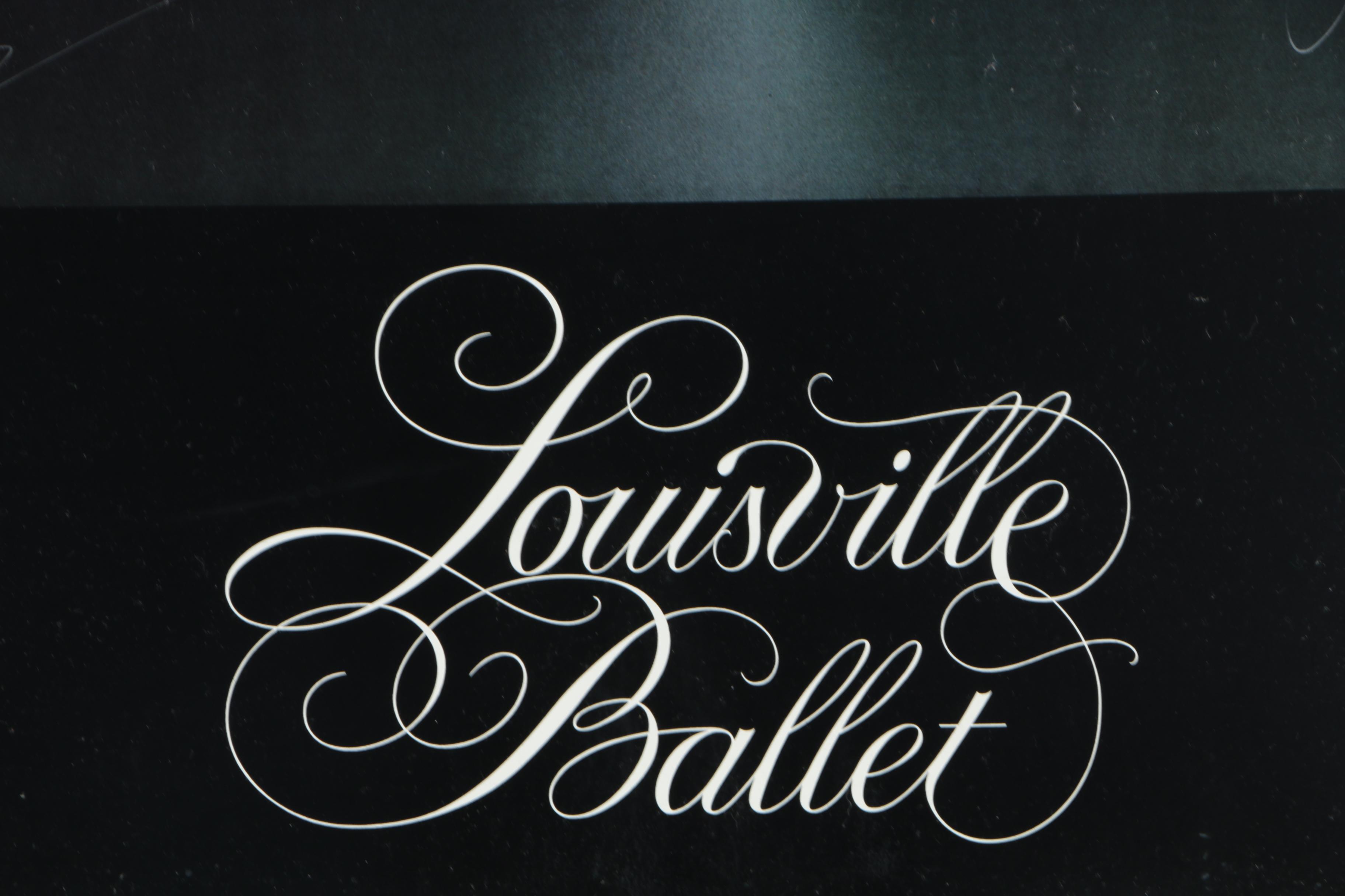 Signed "Louisville Ballet" Poster by Helen Starr and Alun Jones