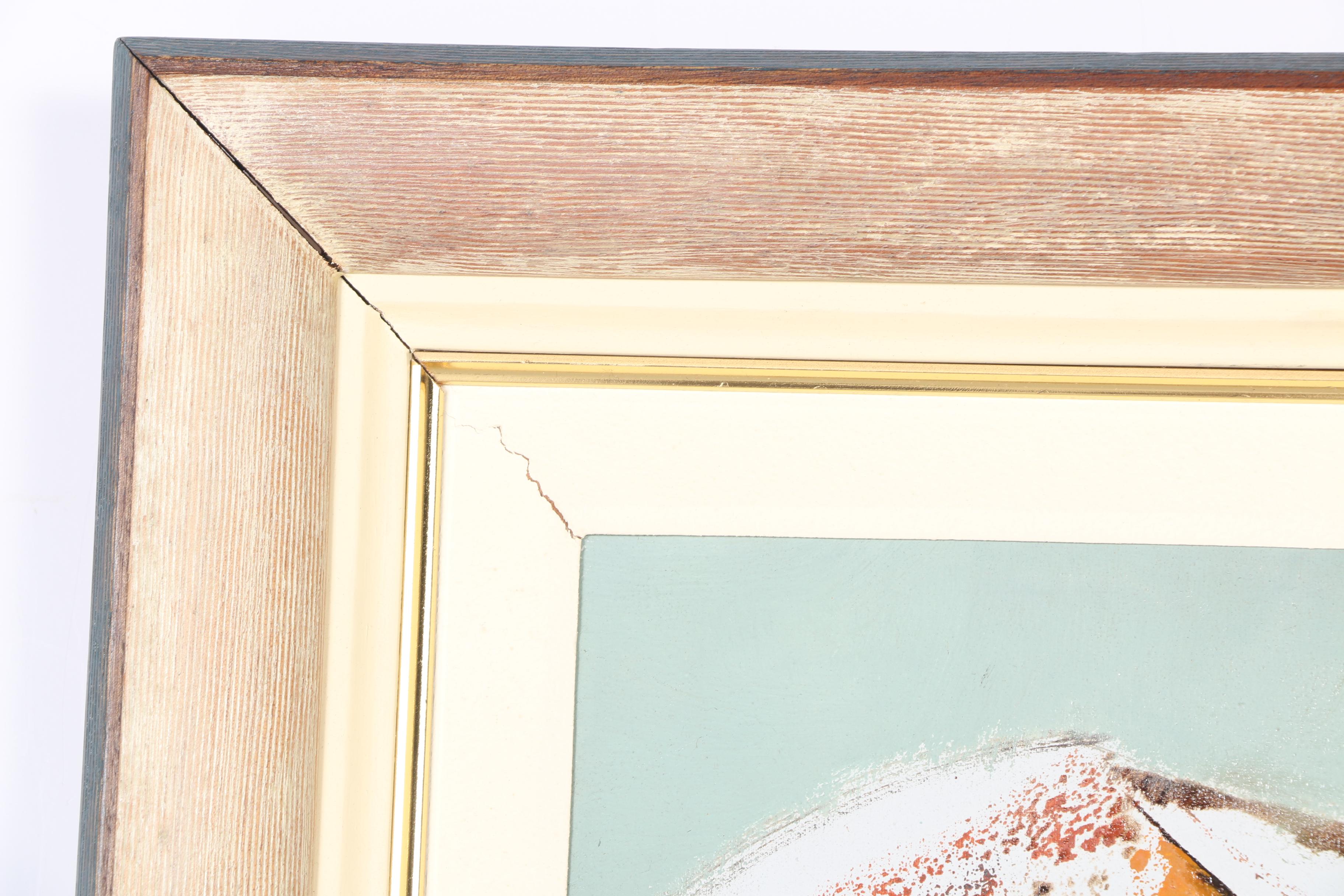 Leonidas Zavaleta Abstract Oil Painting on Canvas