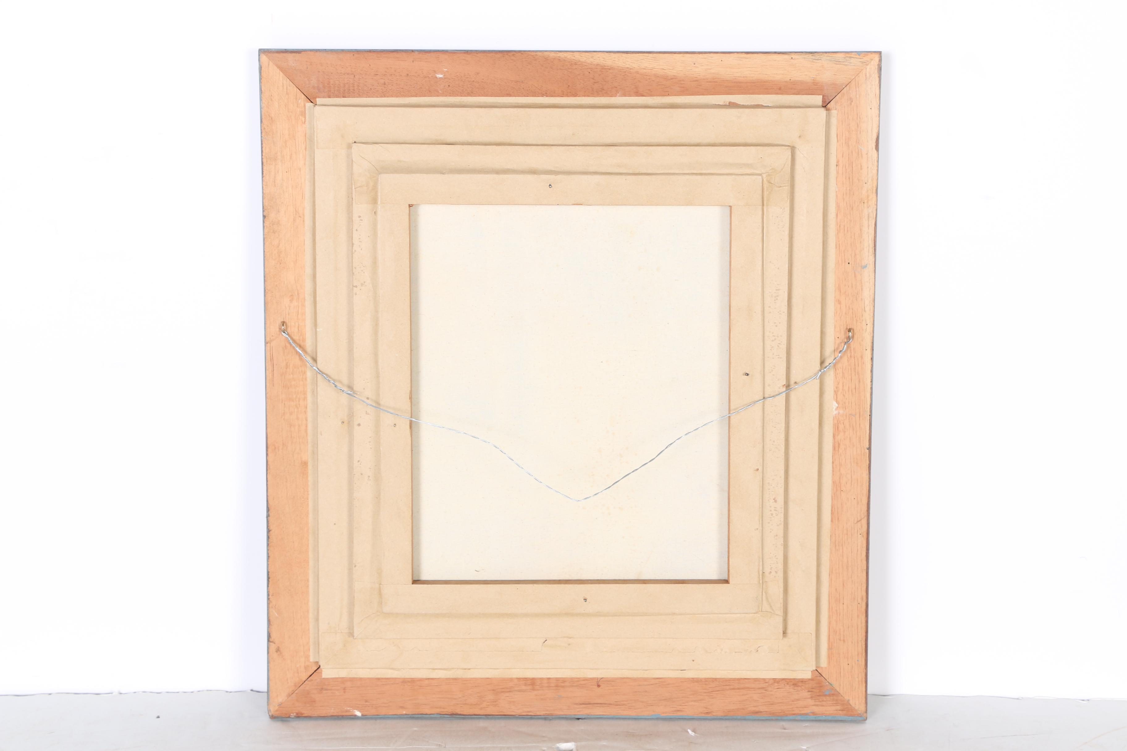 Leonidas Zavaleta Abstract Oil Painting on Canvas