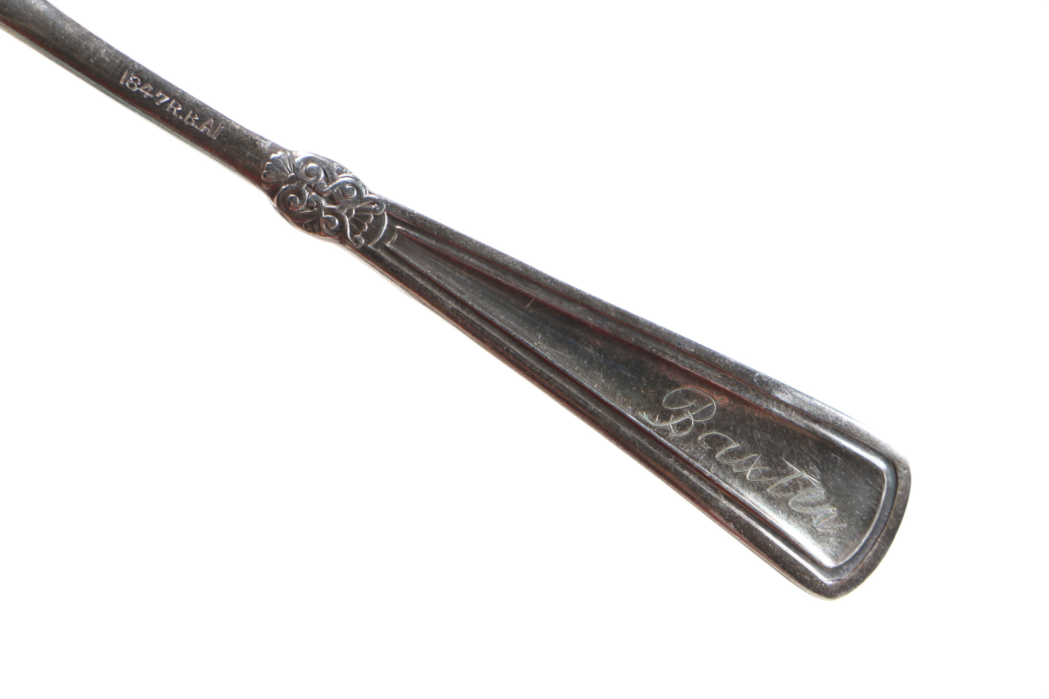 Silver Plate Spoons Featuring William Briggs & Co.