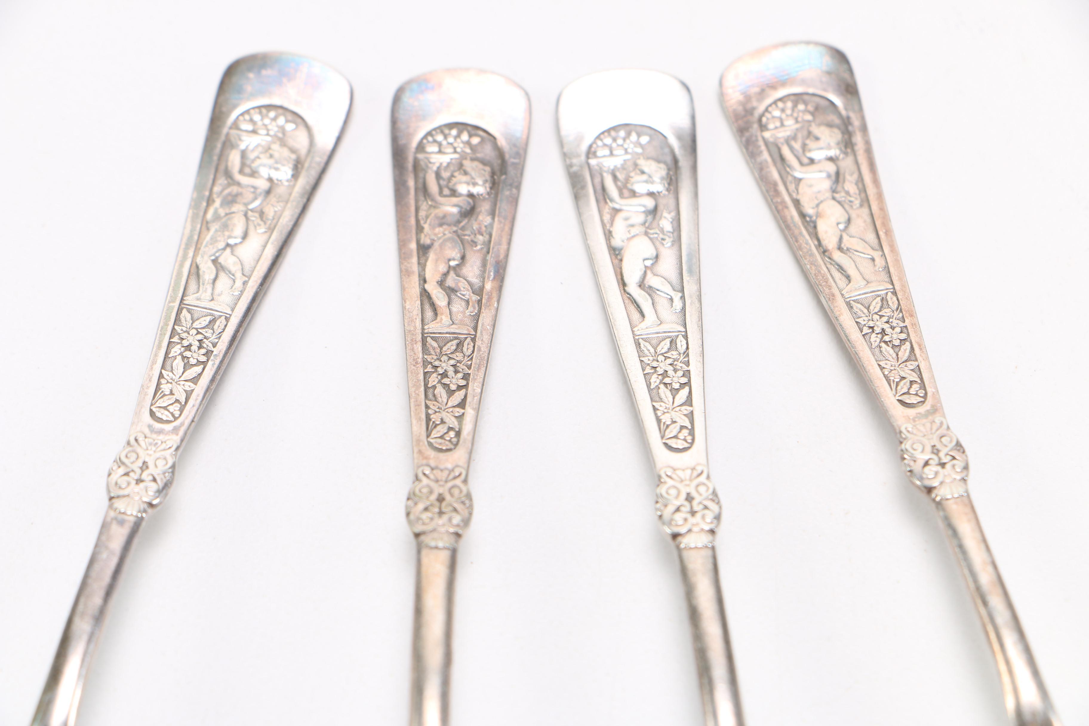Silver Plate Spoons Featuring William Briggs & Co.