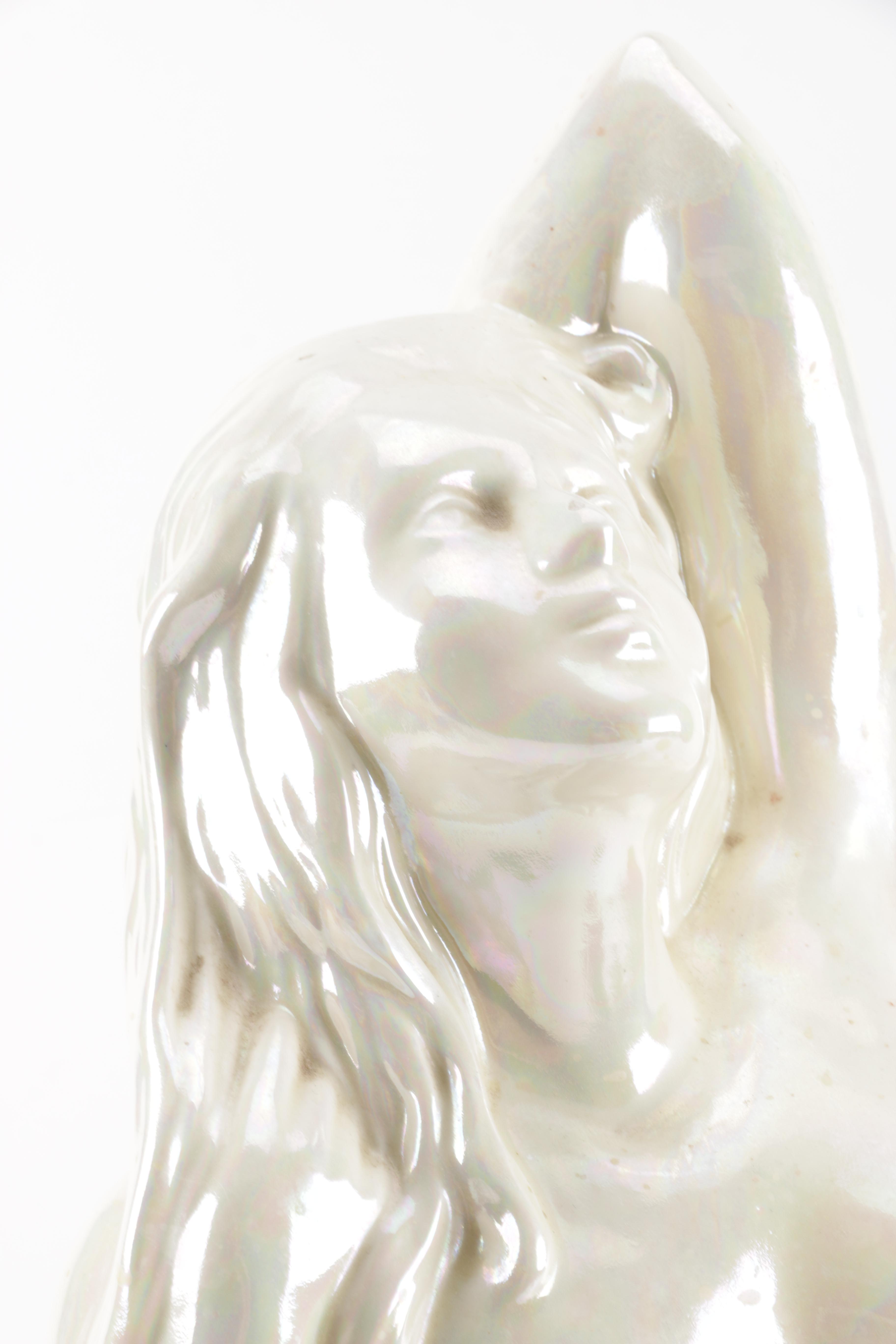 Plaster Female Nude Figurine