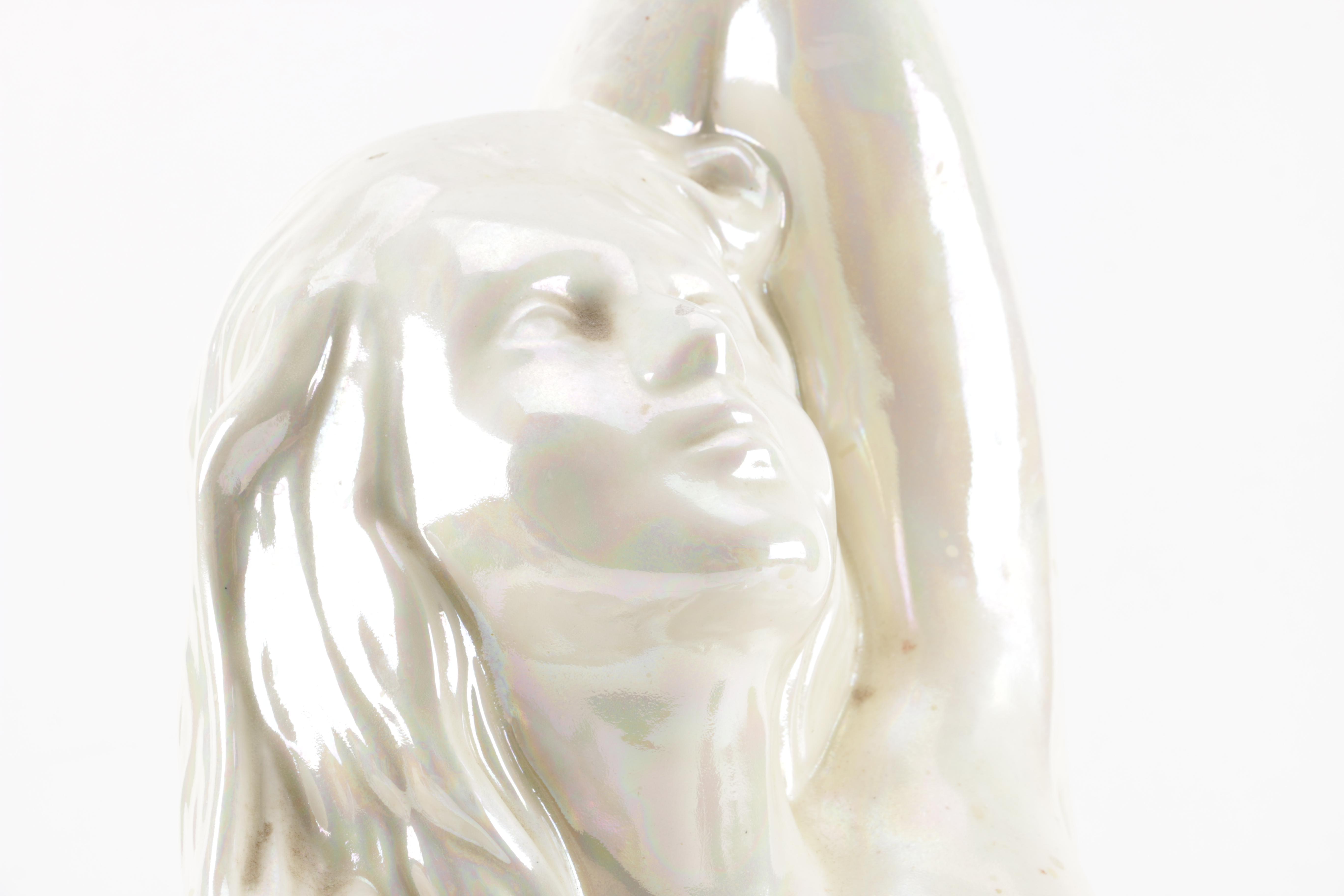 Plaster Female Nude Figurine