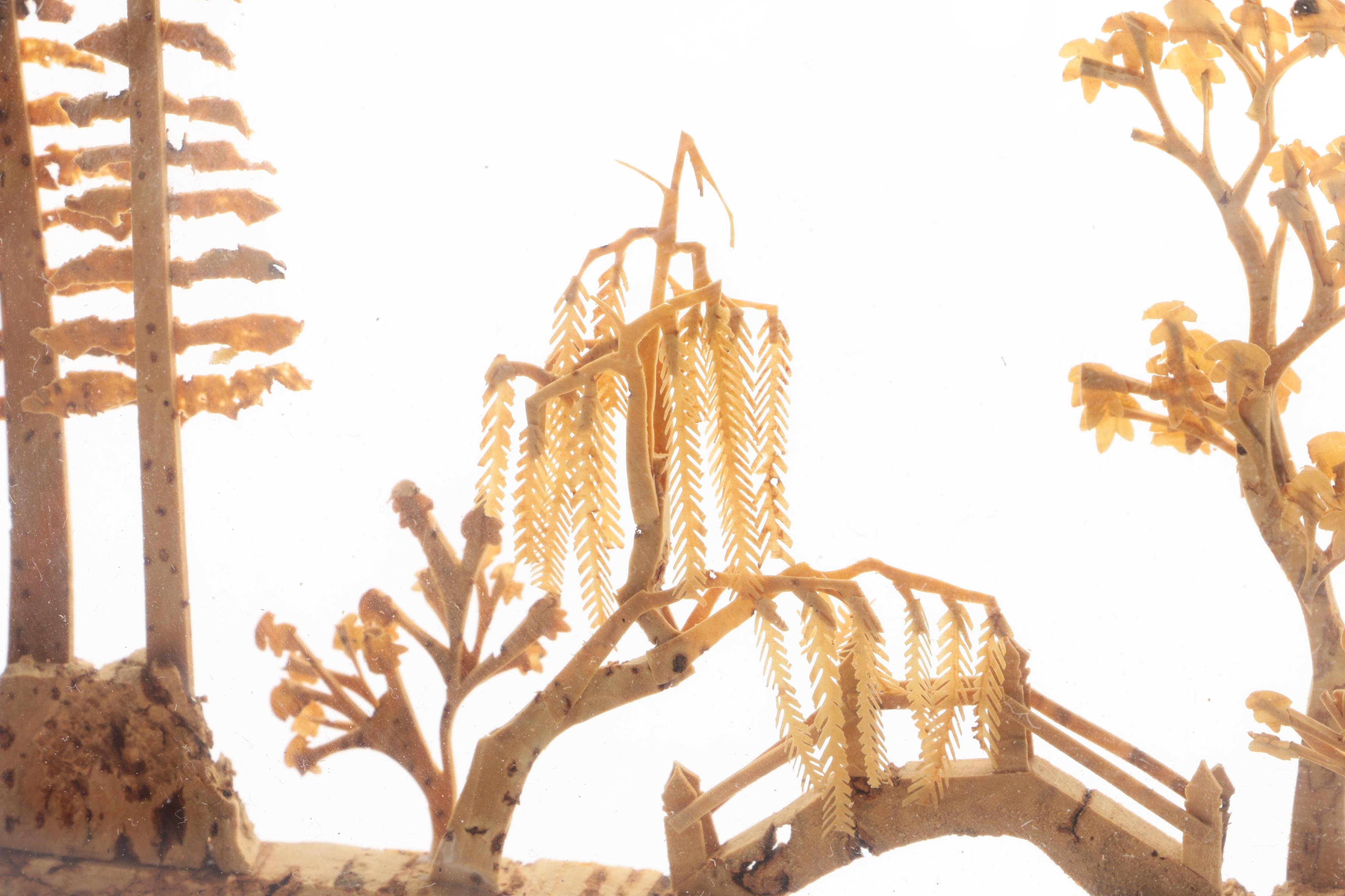 Chinese Cork Diorama