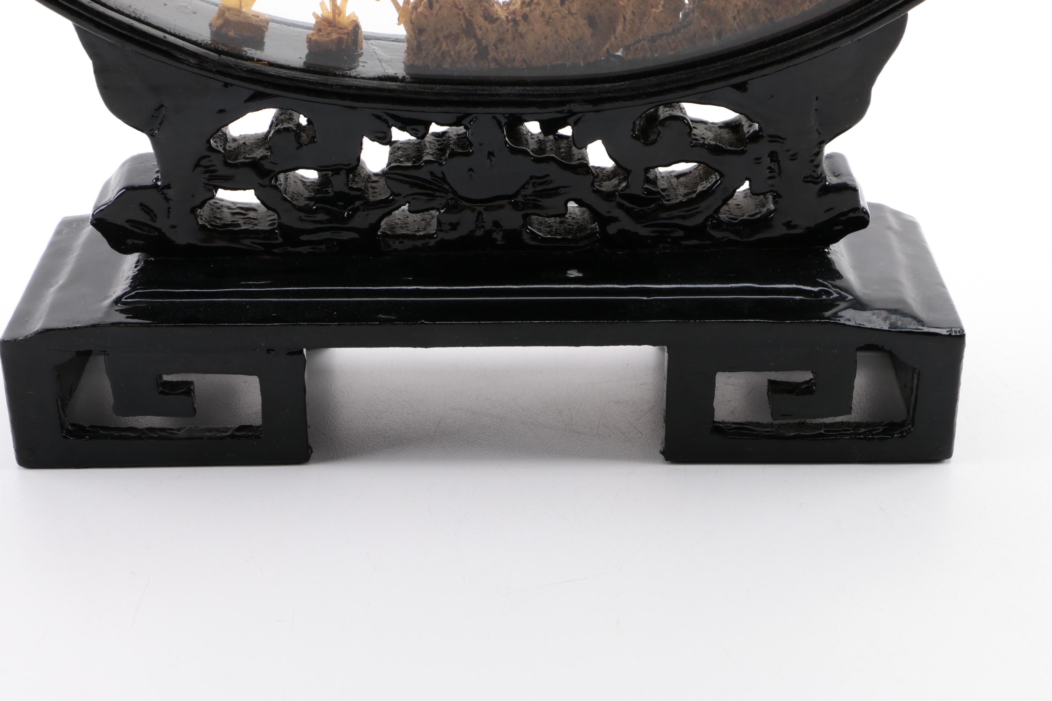 Chinese Cork Diorama