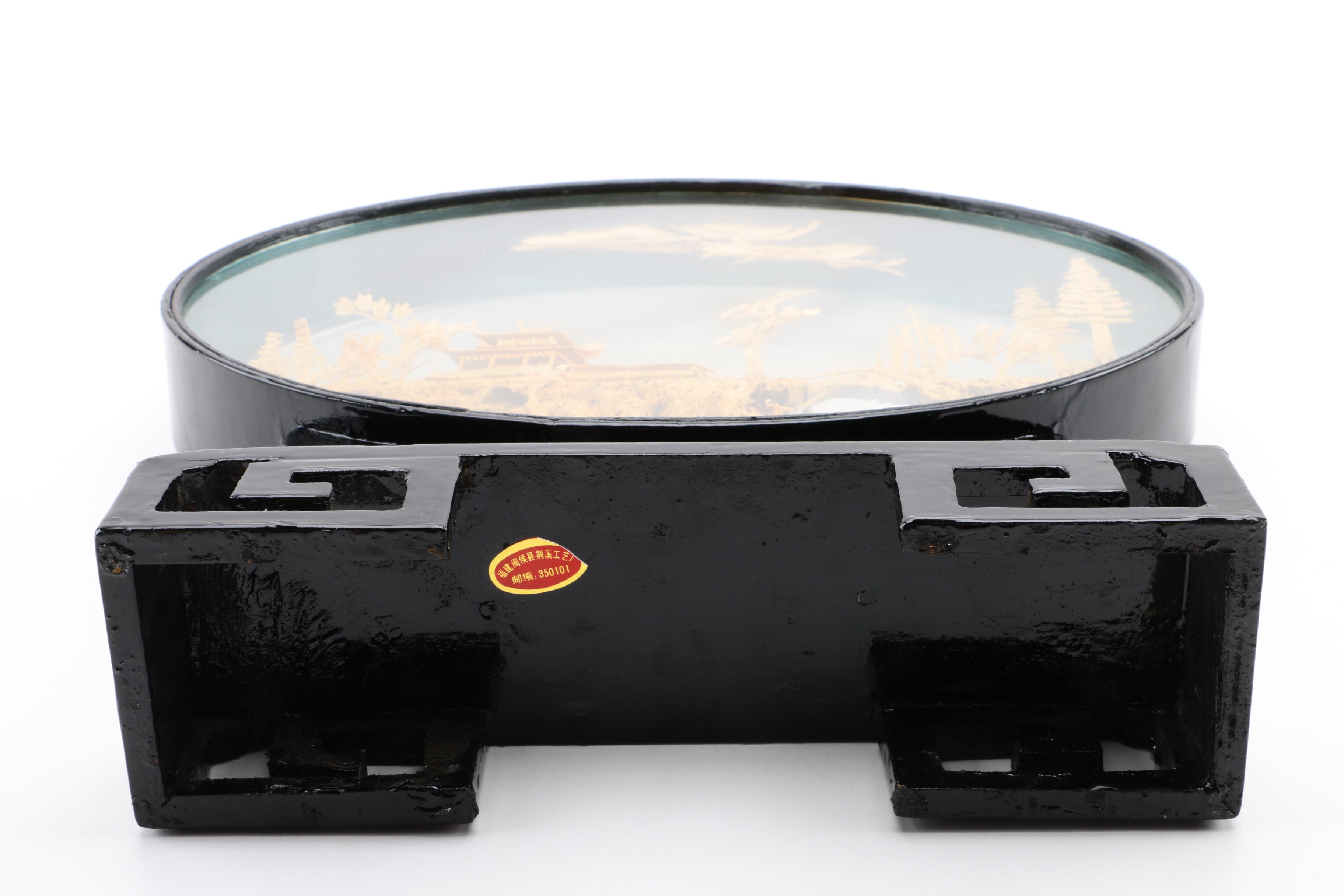 Chinese Cork Diorama