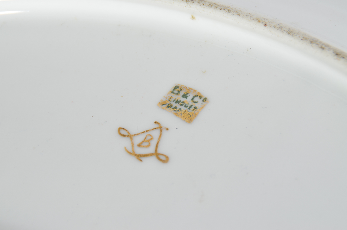 Antique Bernardaud Limoges French Porcelain Serving Platter