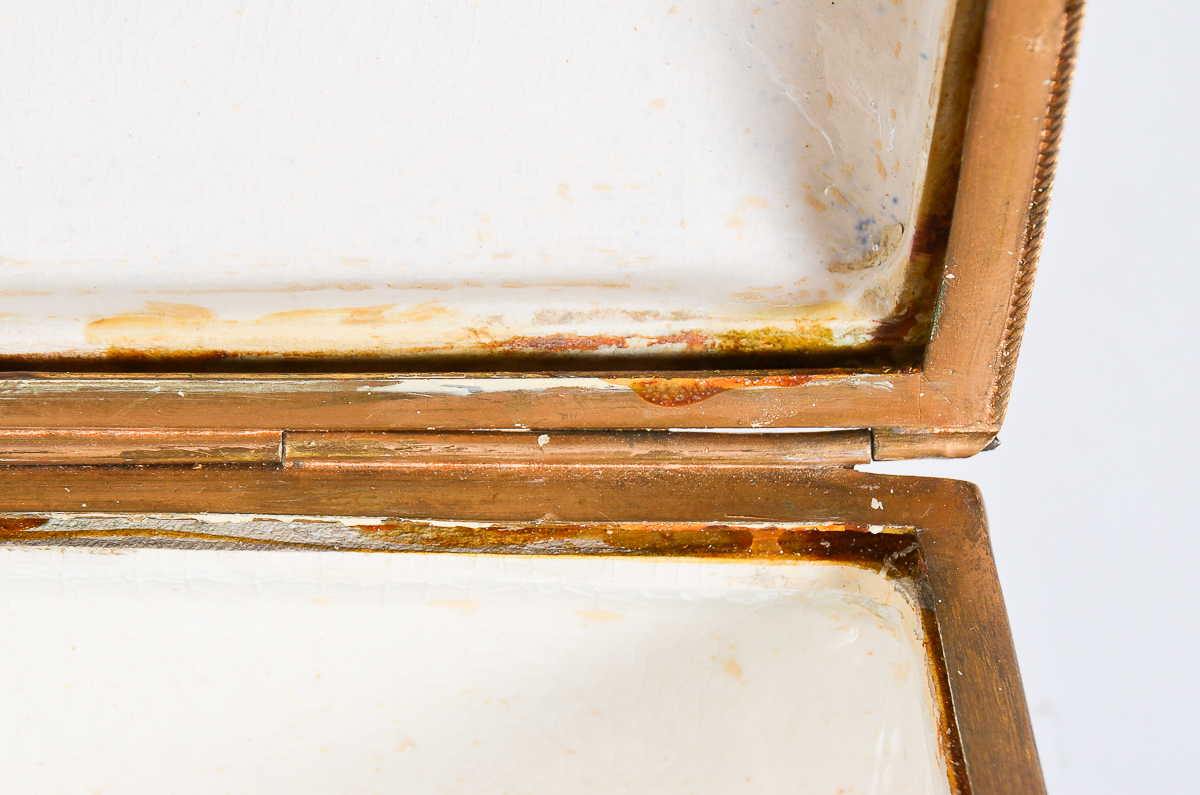 Antique Sevres Porcelain Trinket Box