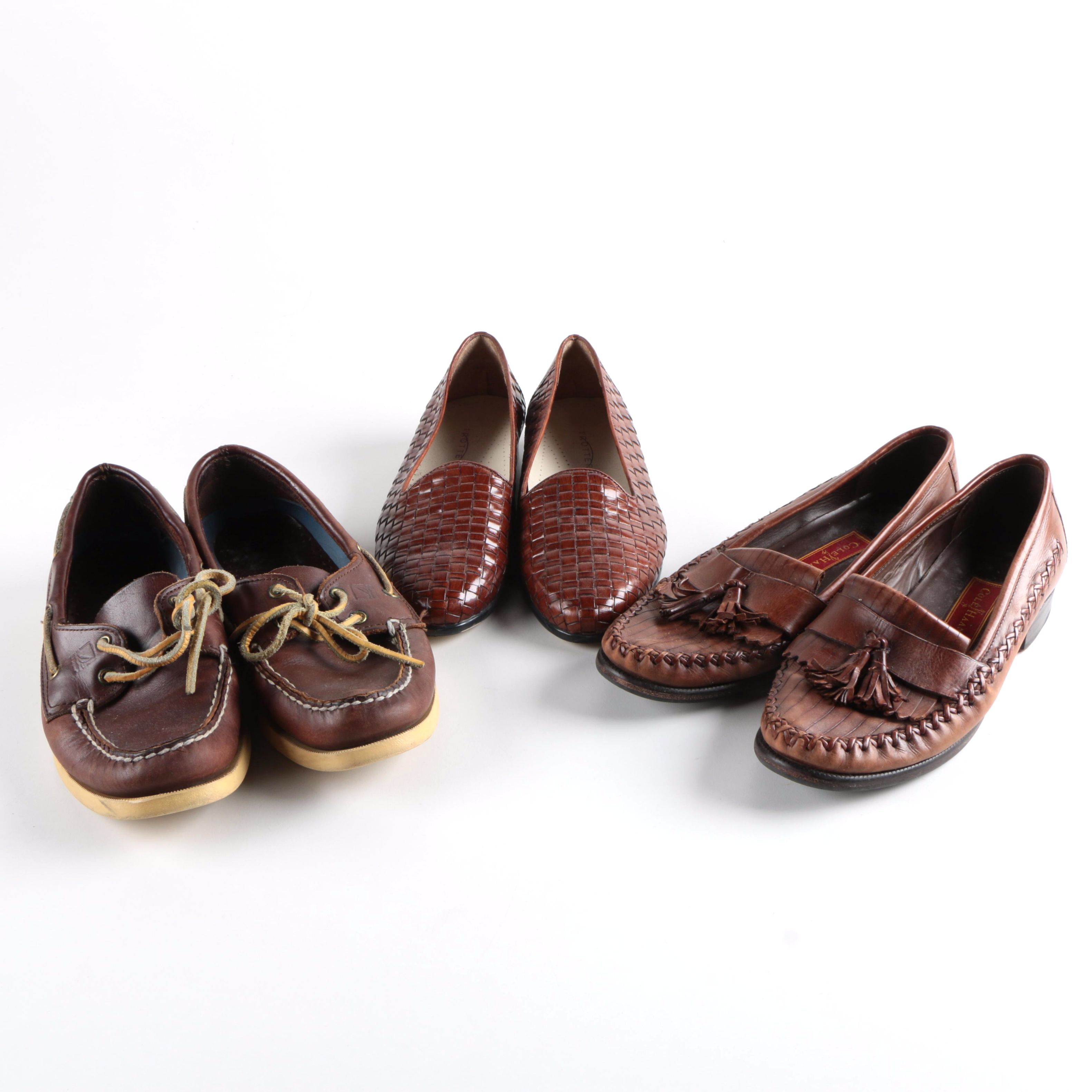 Women's Leather Loafers Including Cole Haan