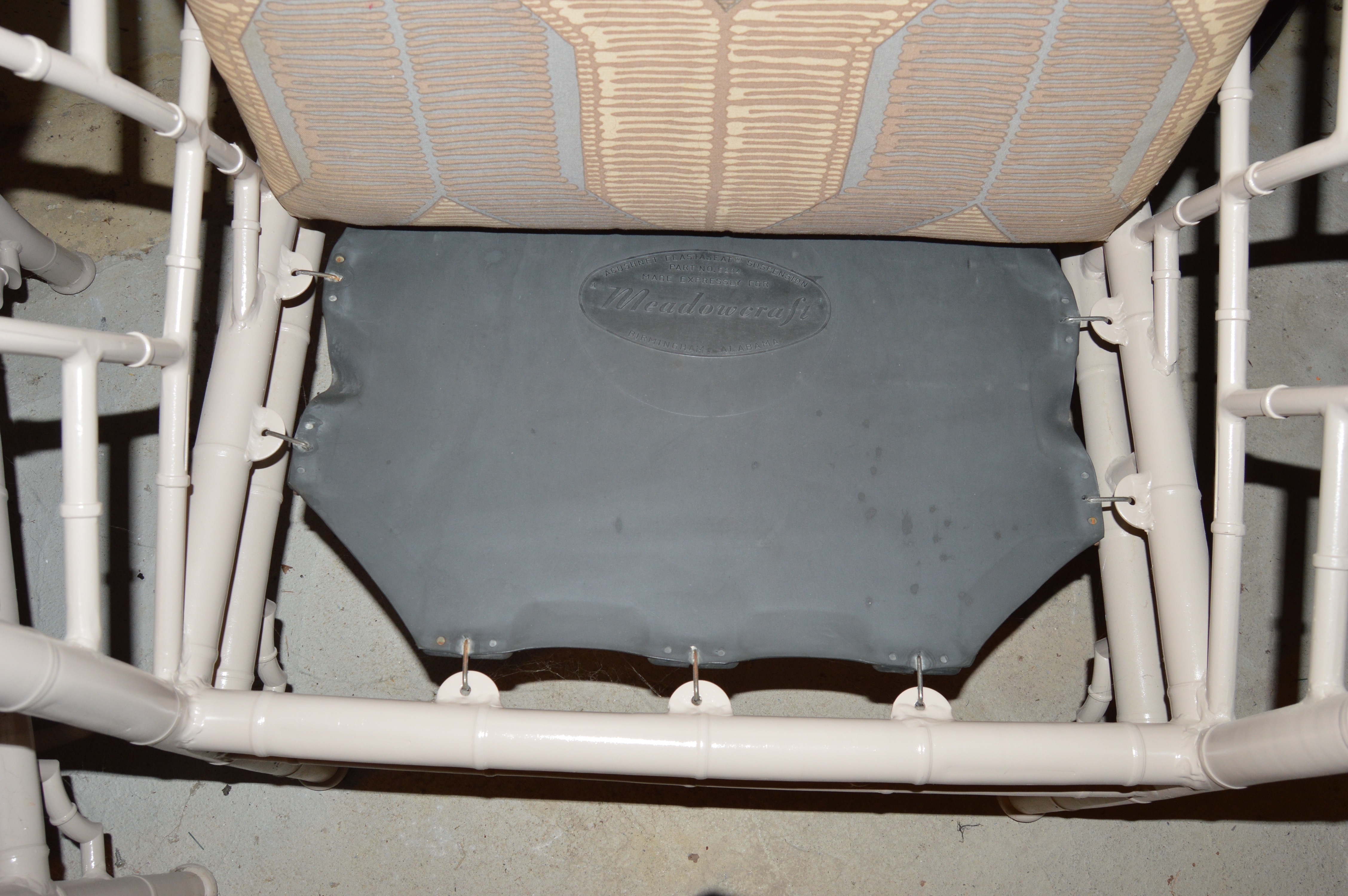 Vintage Meadowcraft Faux Bamboo Sofa and Chair