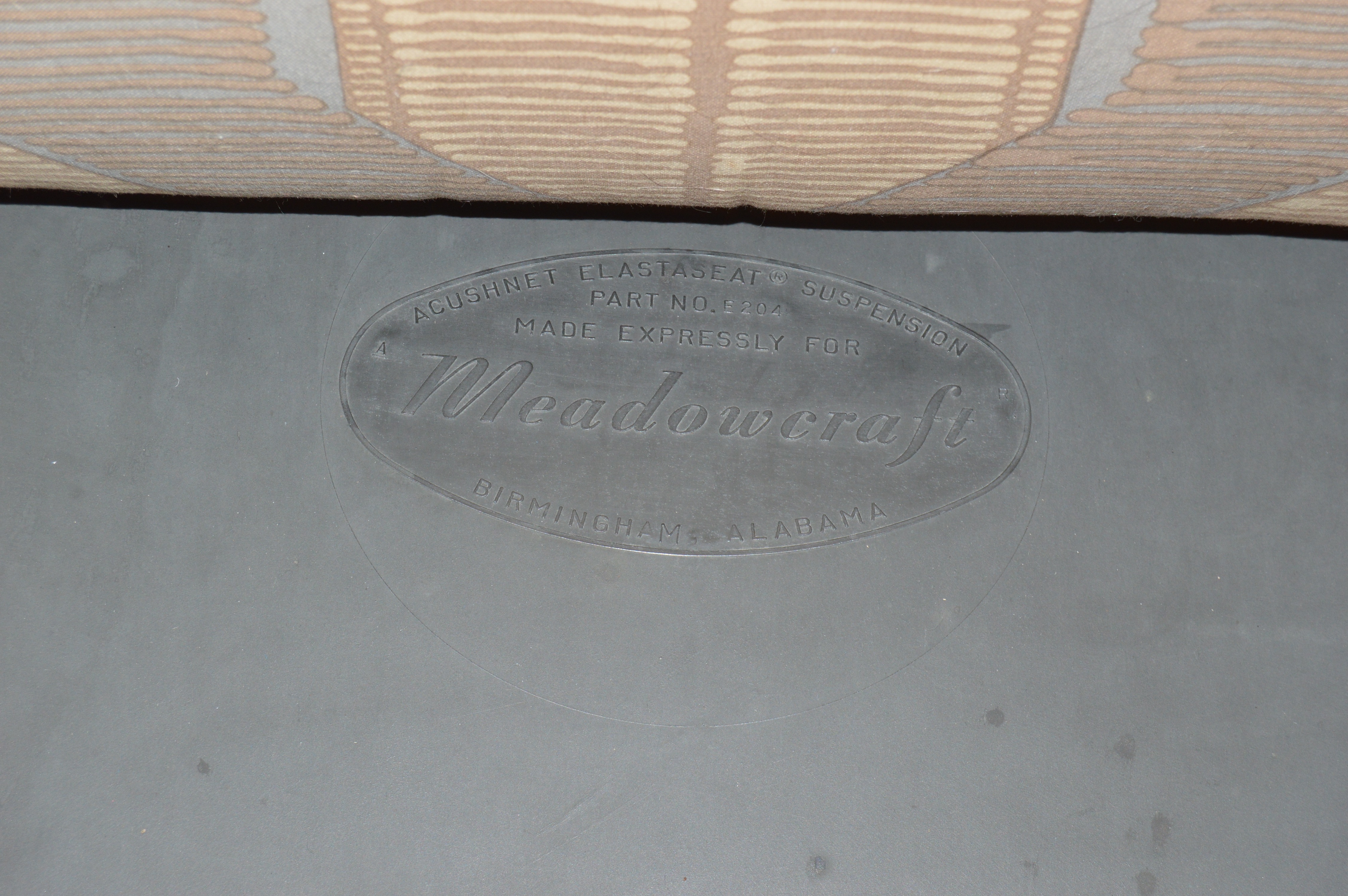 Vintage Meadowcraft Faux Bamboo Sofa and Chair