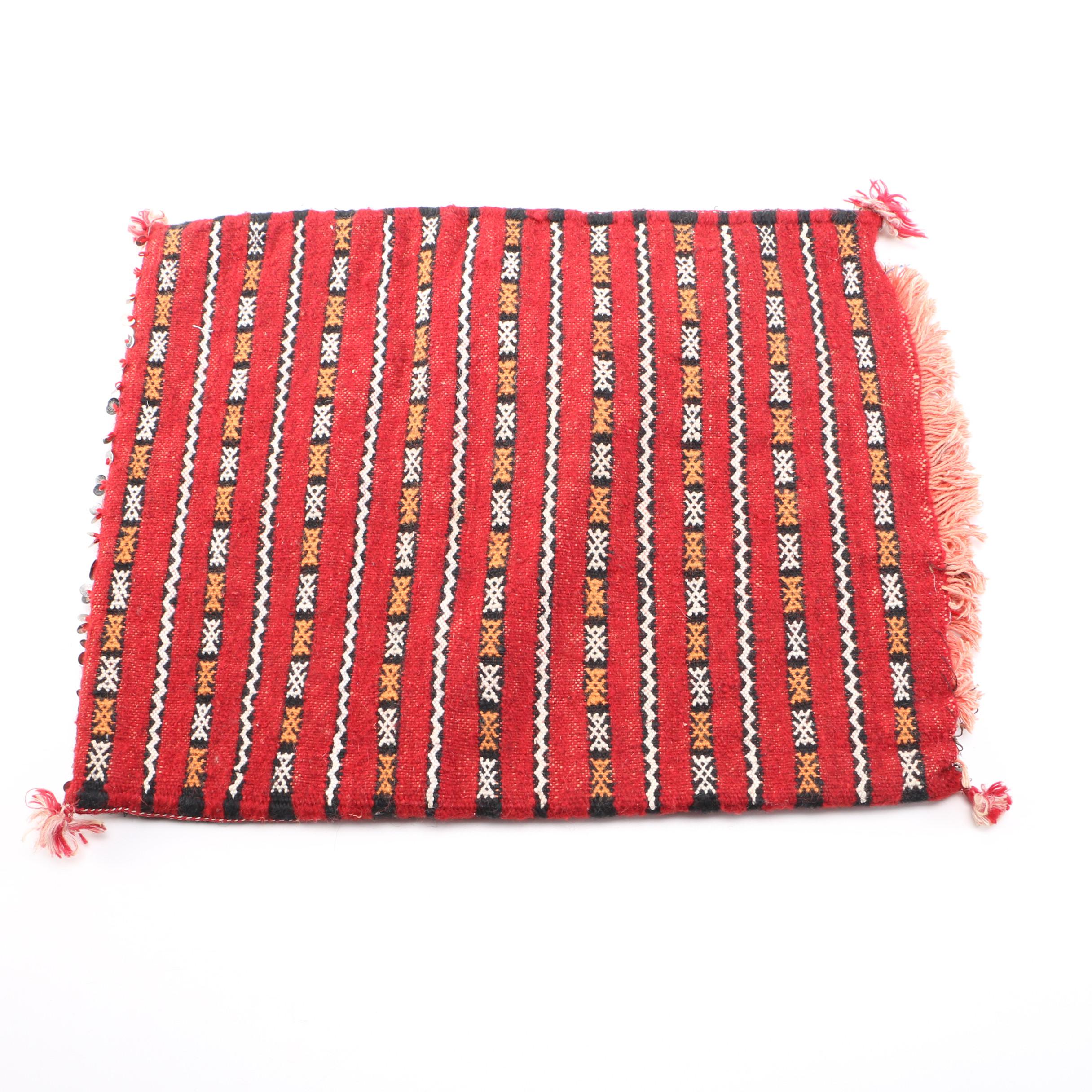 Handwoven Sequined Pillow Cover