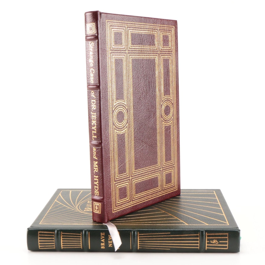 Easton Press Leatherbound Collector's Editions of "Brave New World" and "Dr. Jekyll and Mr. Hyde"