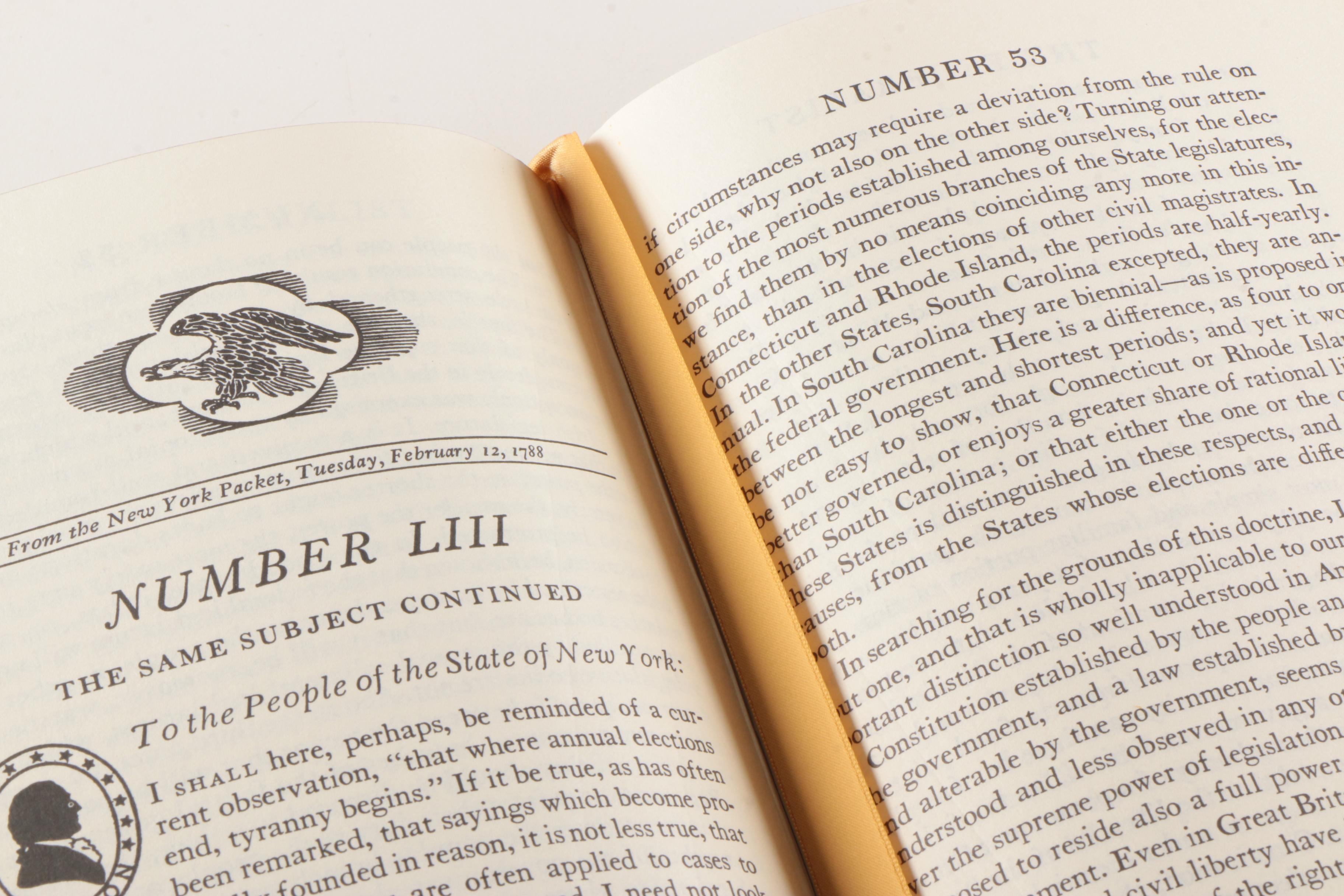 Easton Press Collector's Edition Books by U.S. Founding Fathers