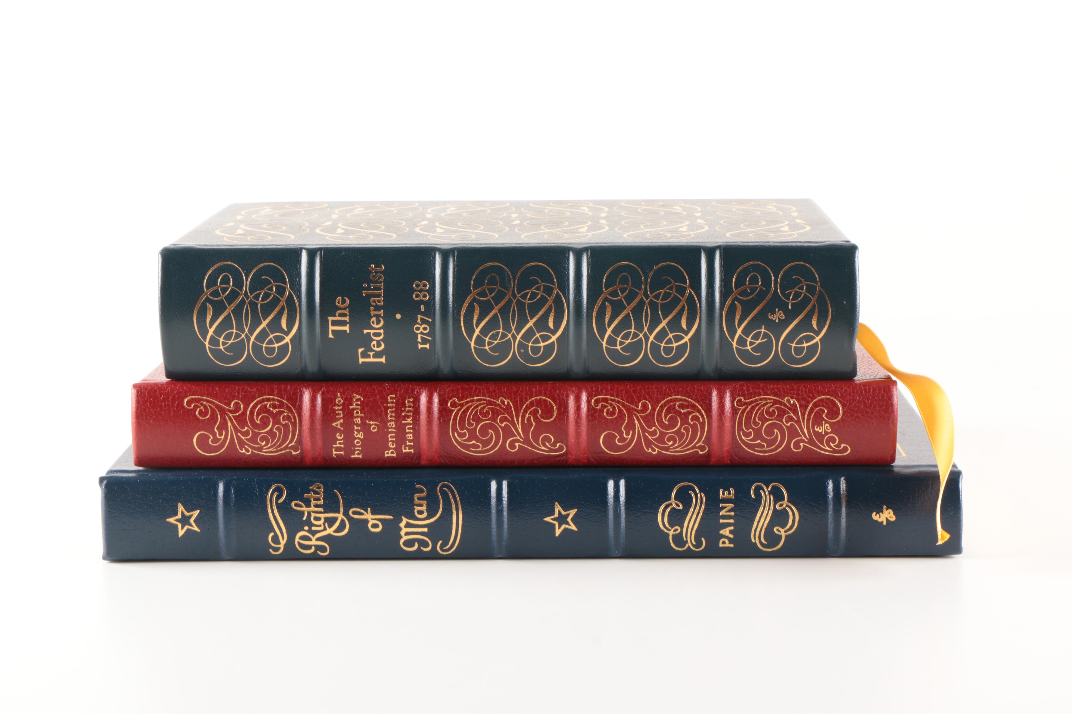 Easton Press Collector's Edition Books by U.S. Founding Fathers