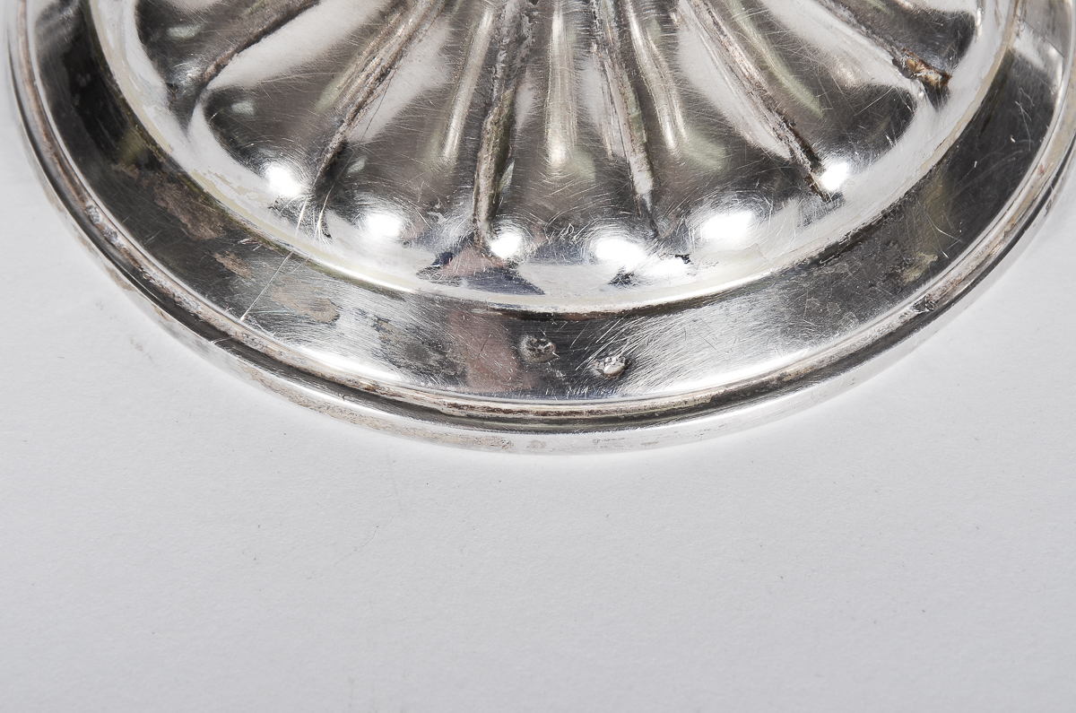 Pair of Antique Silver Candlesticks