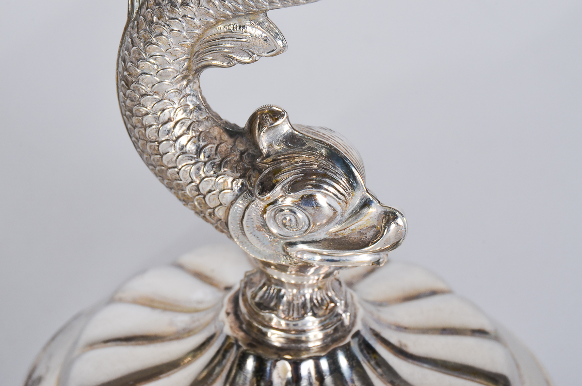 Pair of Antique Silver Candlesticks