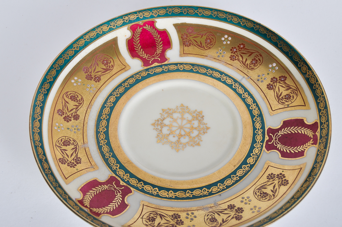 Collection of Antique Hand-Painted Austrian Porcelain