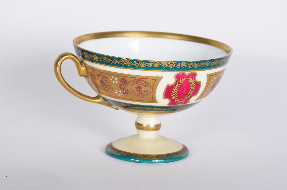 Collection of Antique Hand-Painted Austrian Porcelain