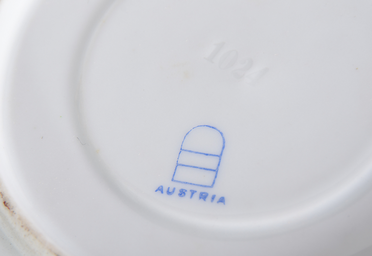 Collection of Antique Hand-Painted Austrian Porcelain