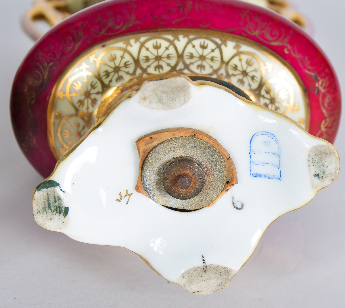 Collection of Antique Hand-Painted Austrian Porcelain