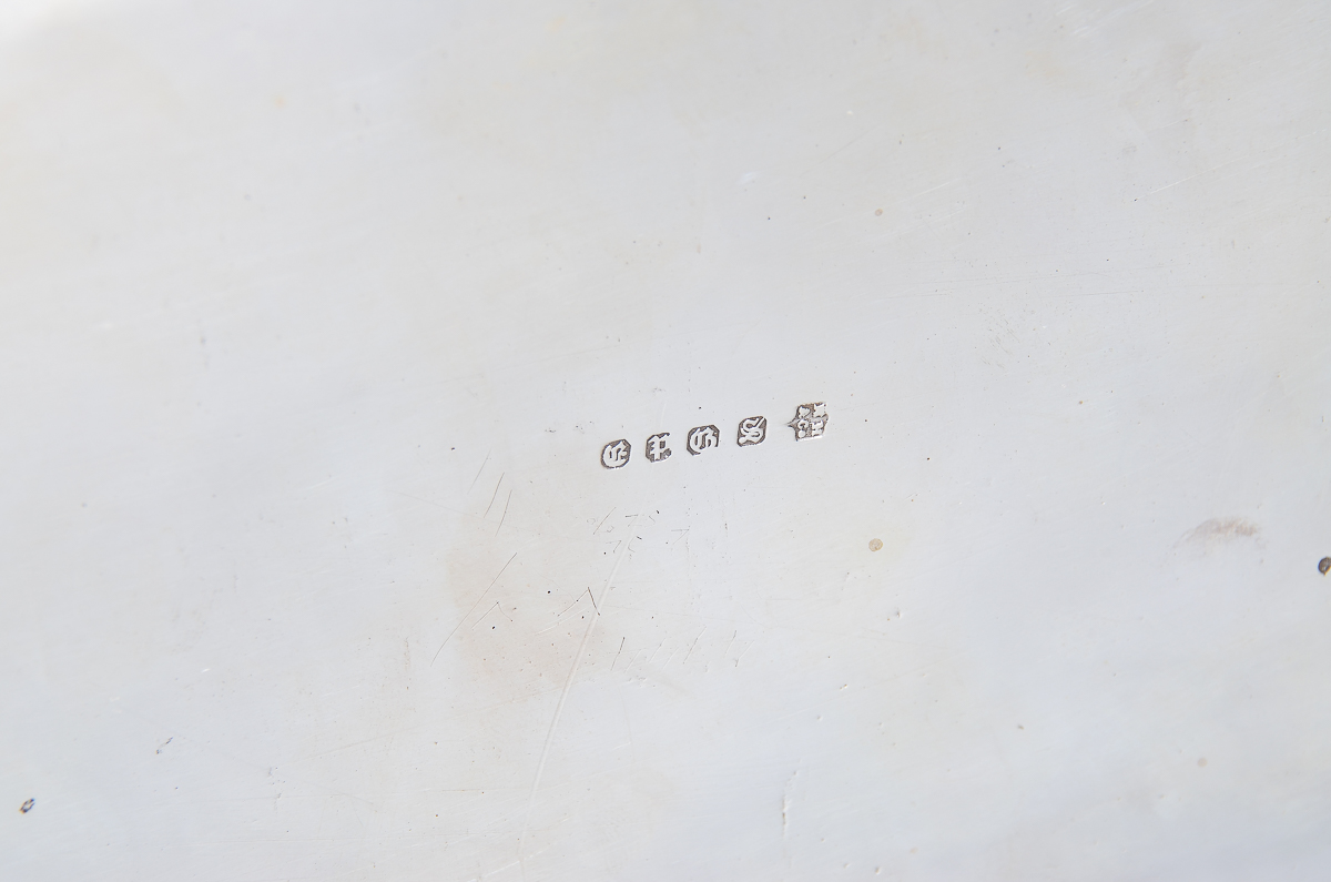 Antique English Silver Plate Repousse Trinket Box