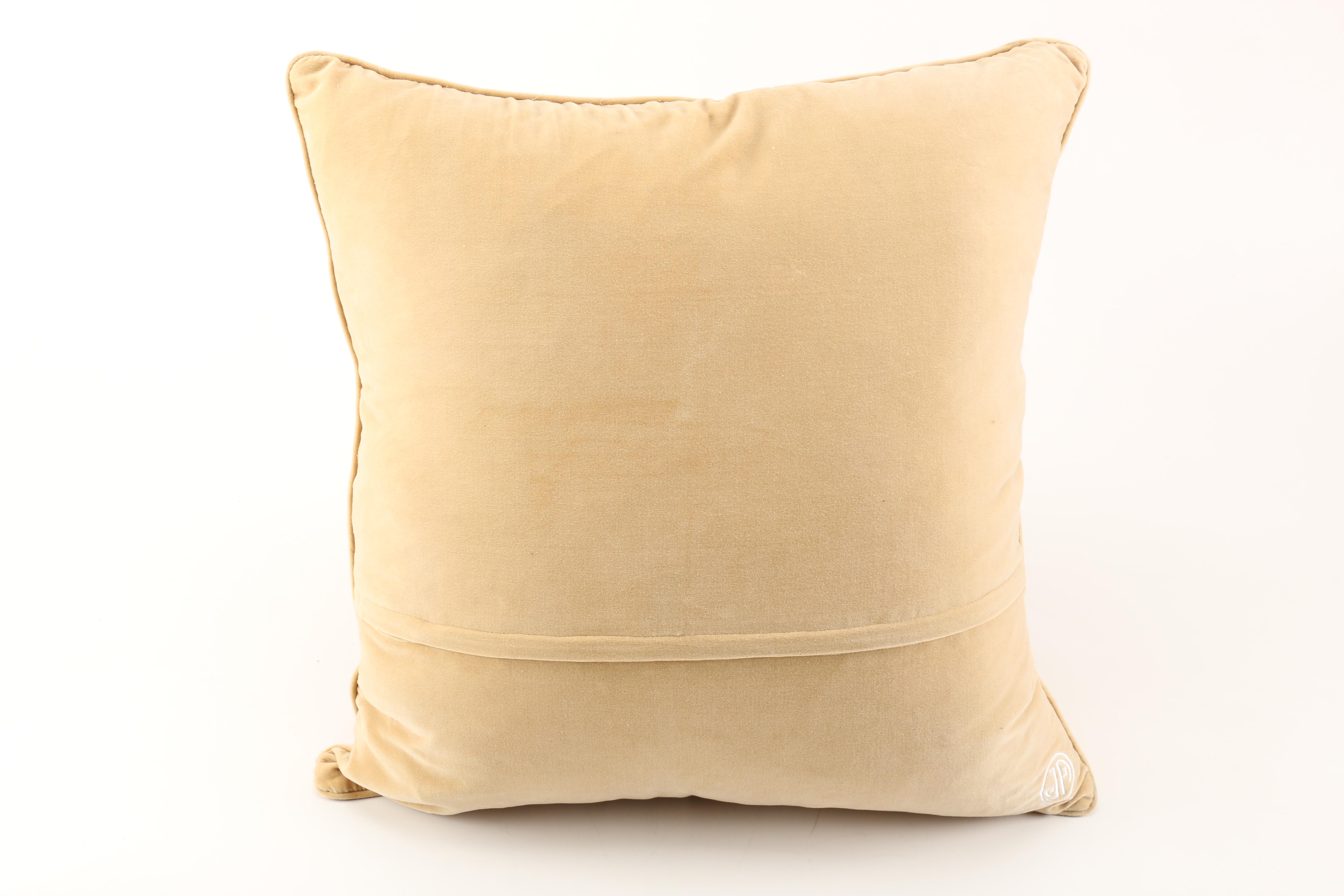 Jonathan Adler Orange, White, and Black Throw Pillows