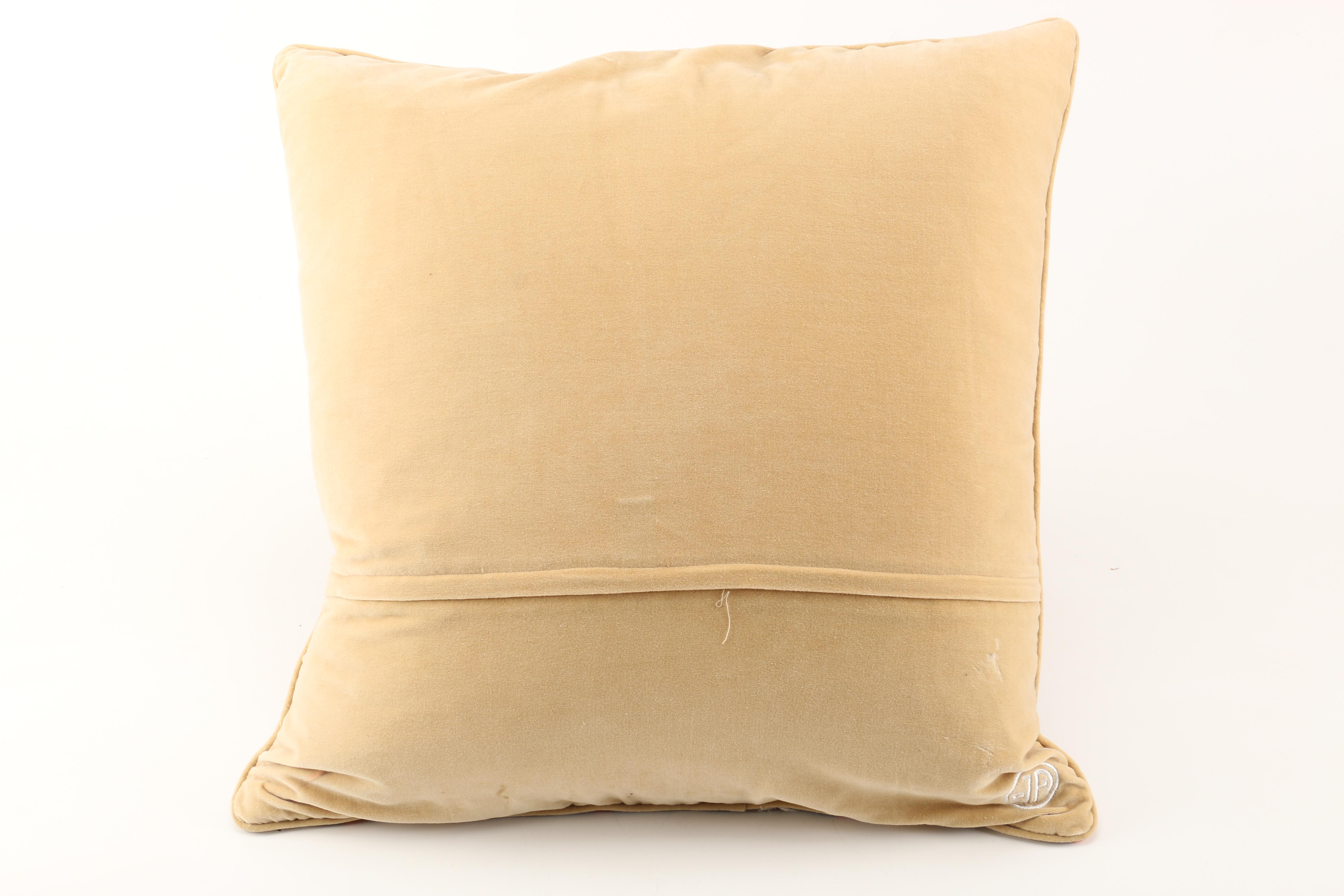 Jonathan Adler Orange, White, and Black Throw Pillows