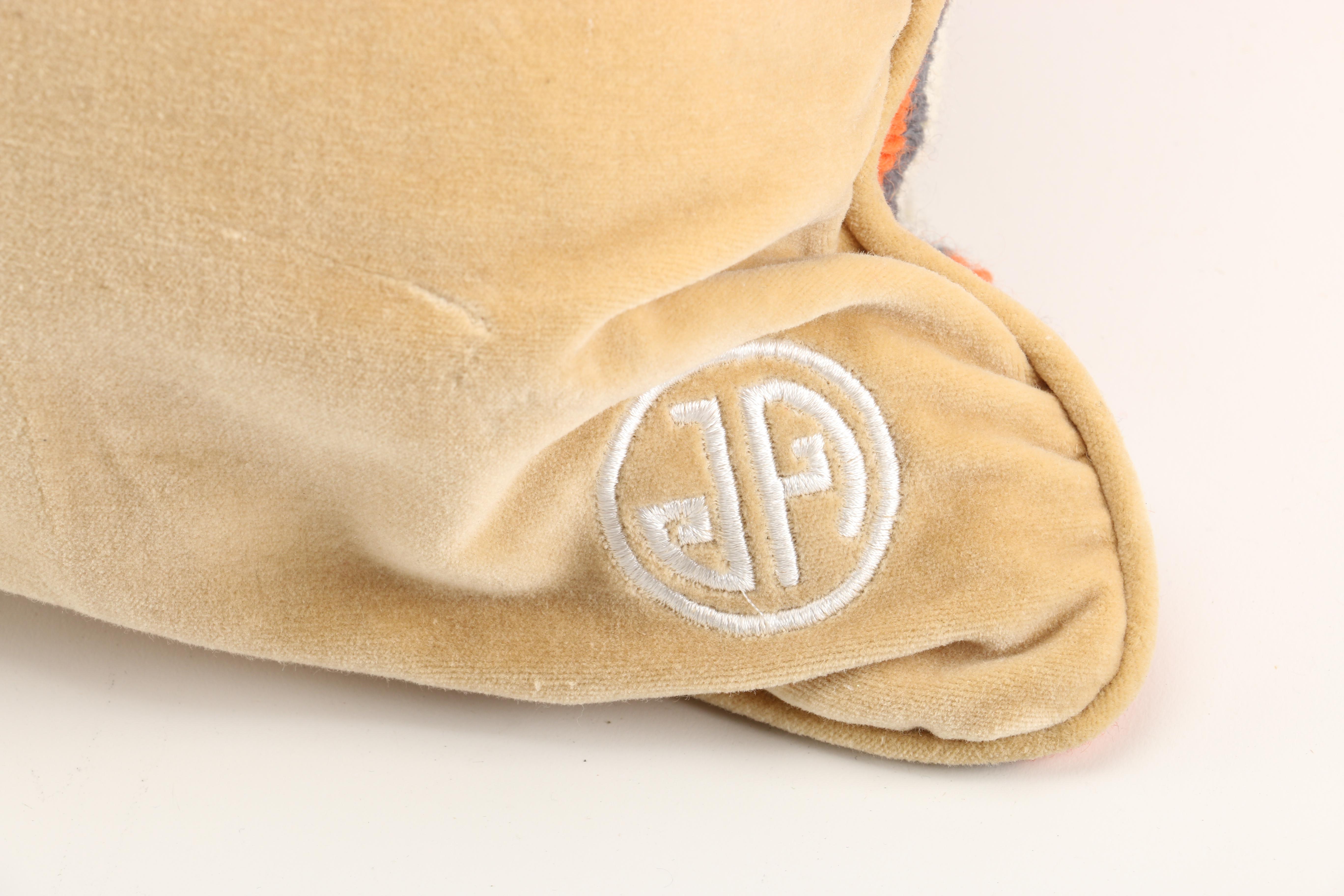 Jonathan Adler Orange, White, and Black Throw Pillows