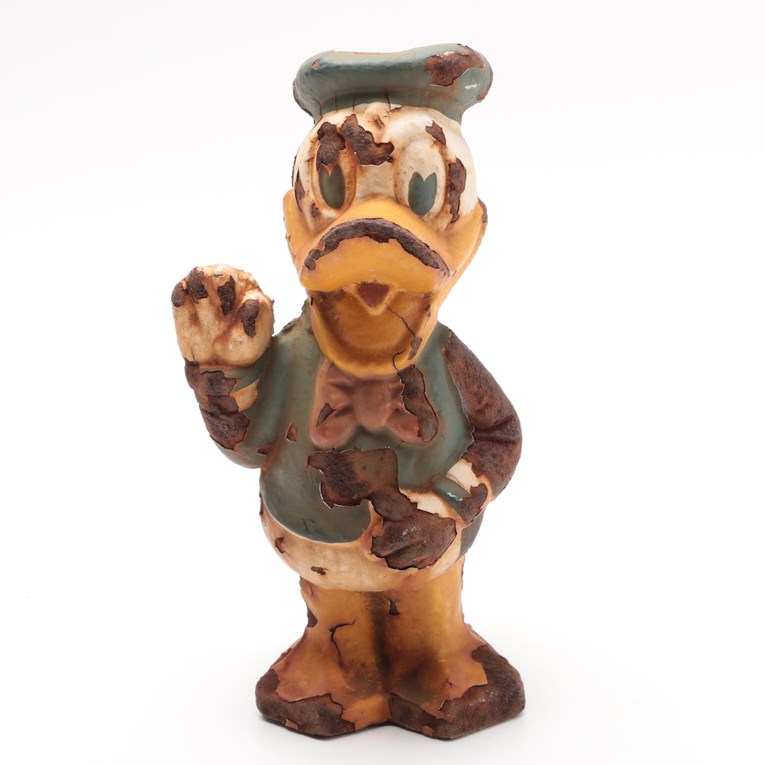 Cast Iron Donald Duck Bank