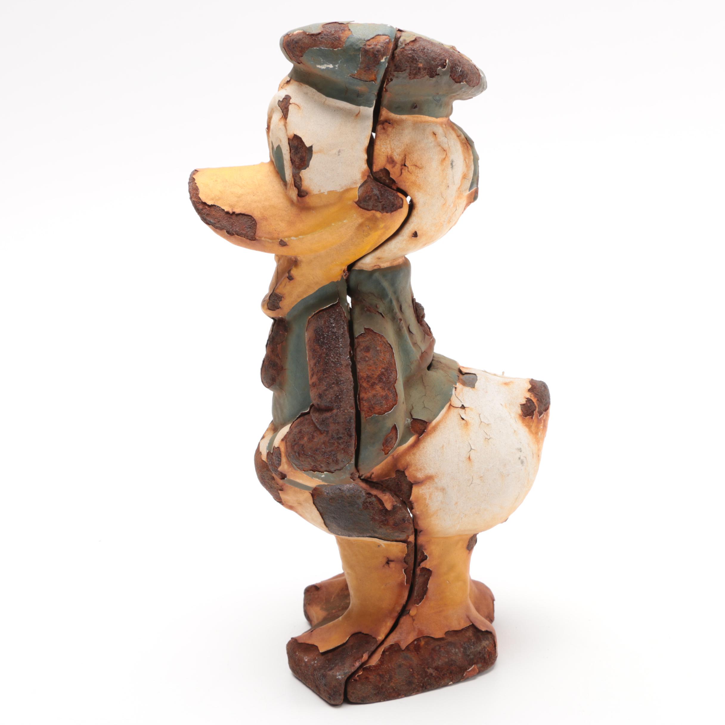 Cast Iron Donald Duck Bank