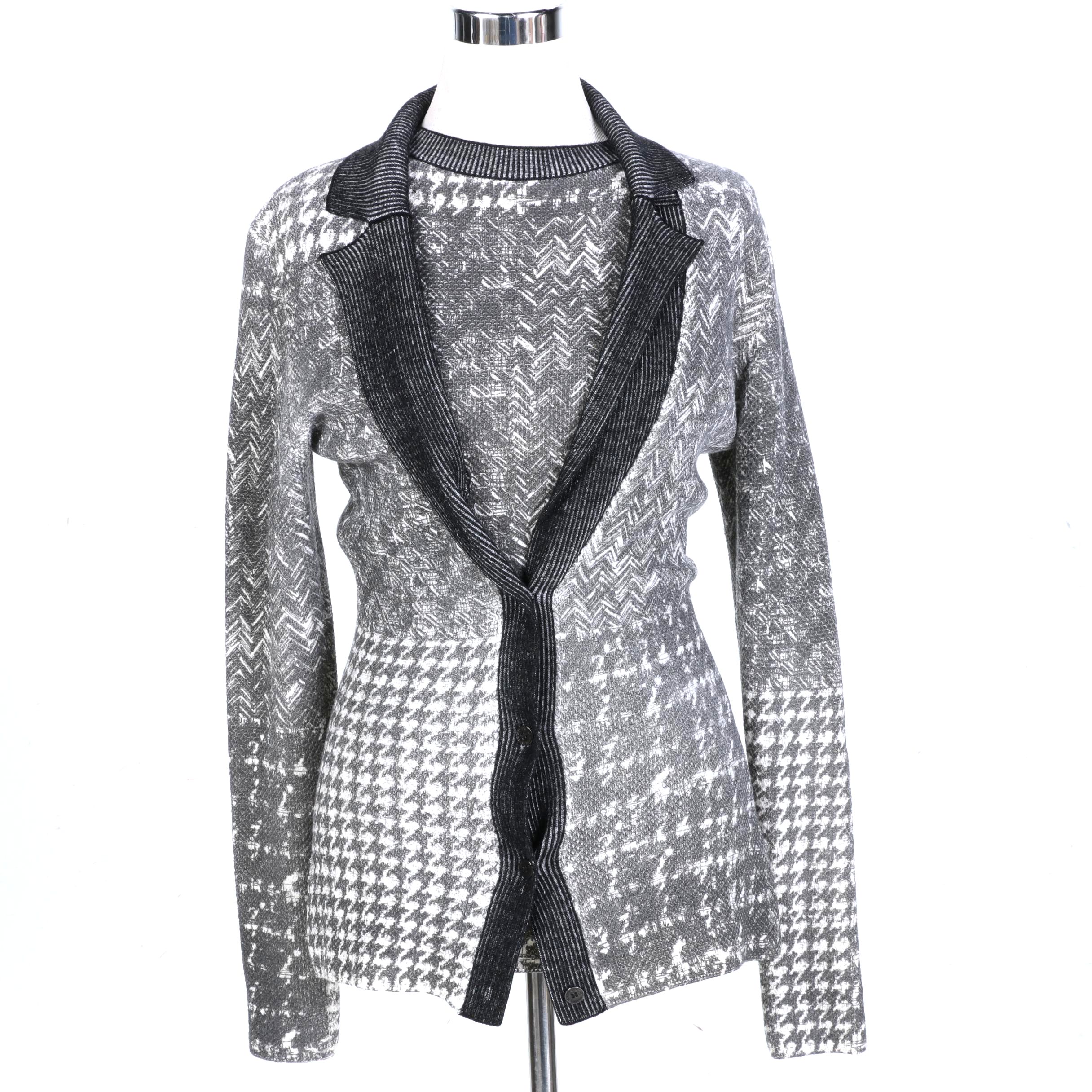 Oscar de la Renta Shell and Cardigan