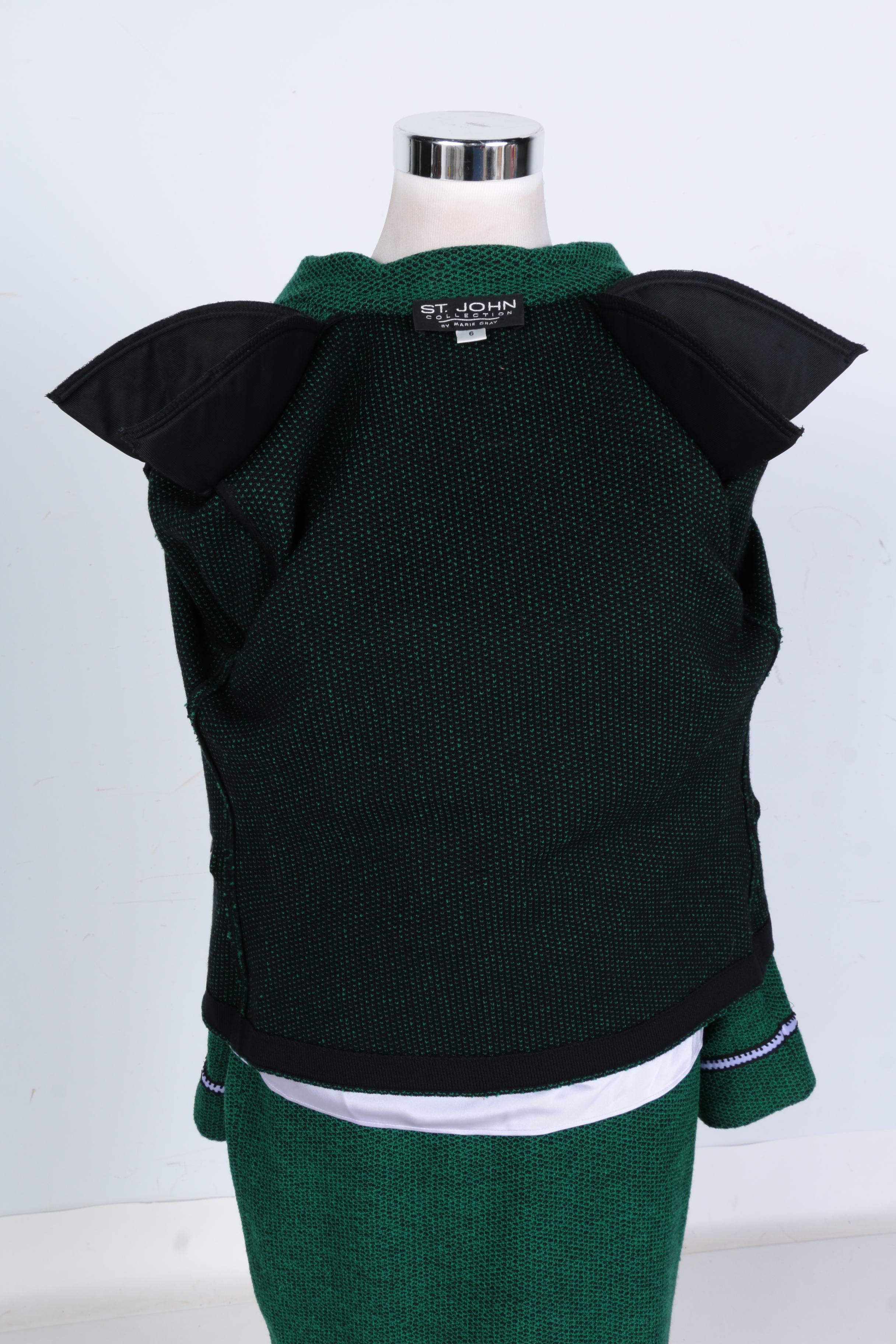 St. John Collection Blazer and Skirt Including Karen Kane Camisole