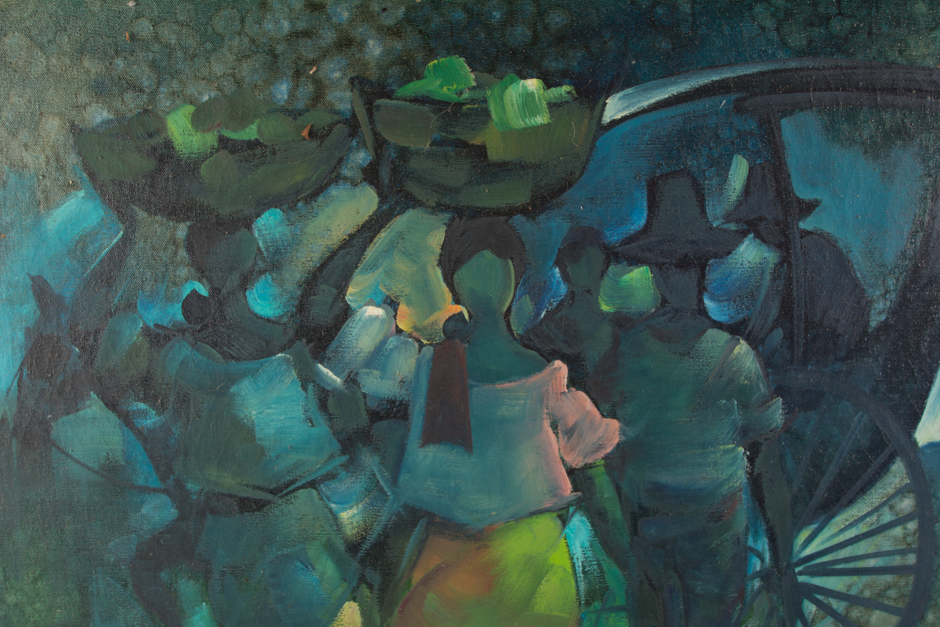 Cesar Buenaventura Original Oil on Canvas