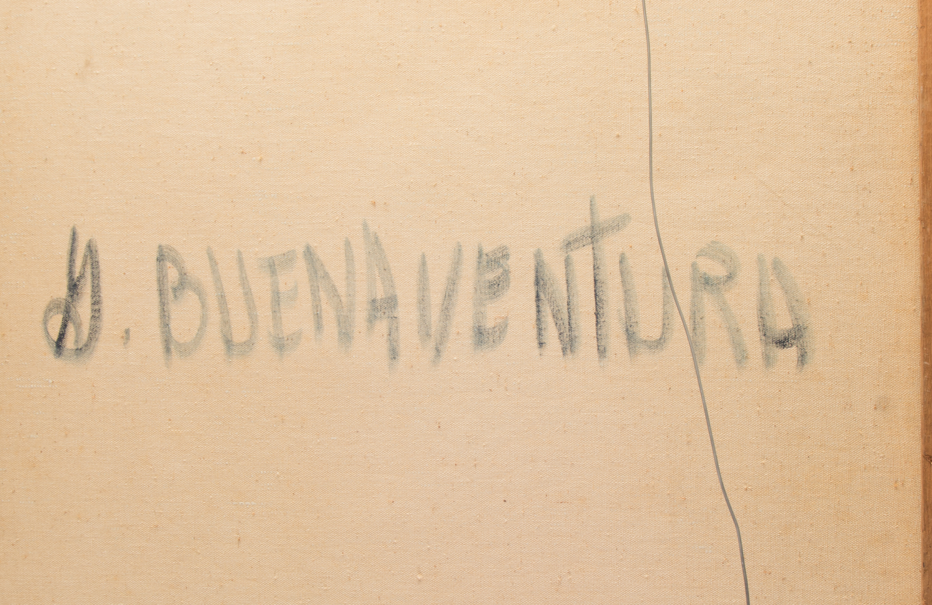 Cesar Buenaventura Original Oil on Canvas