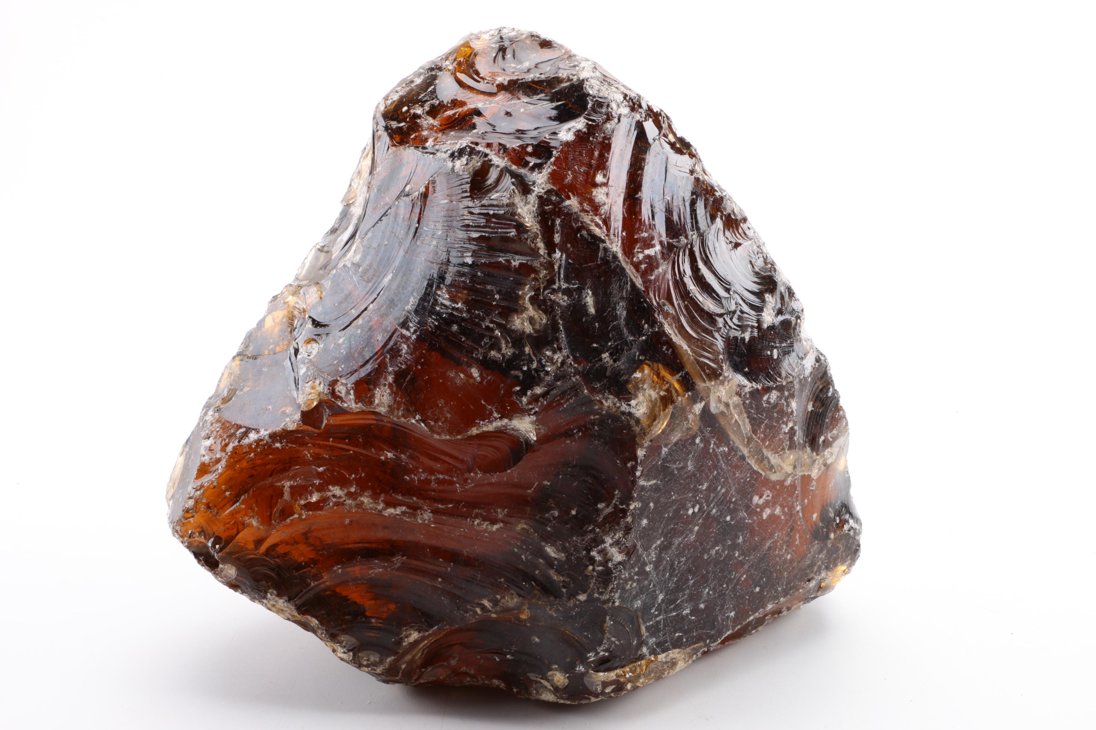 Brown Slag Glass