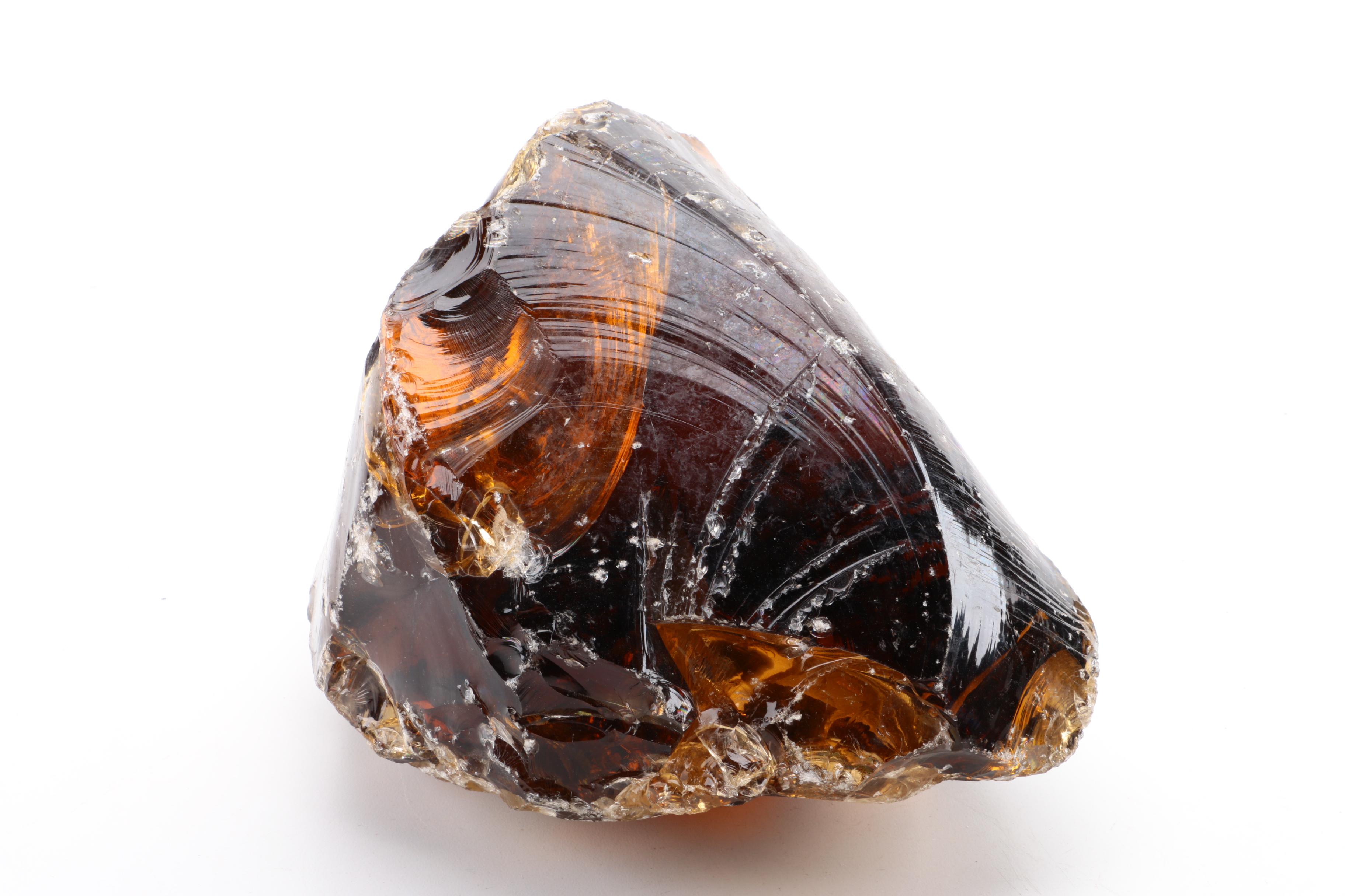 Brown Slag Glass