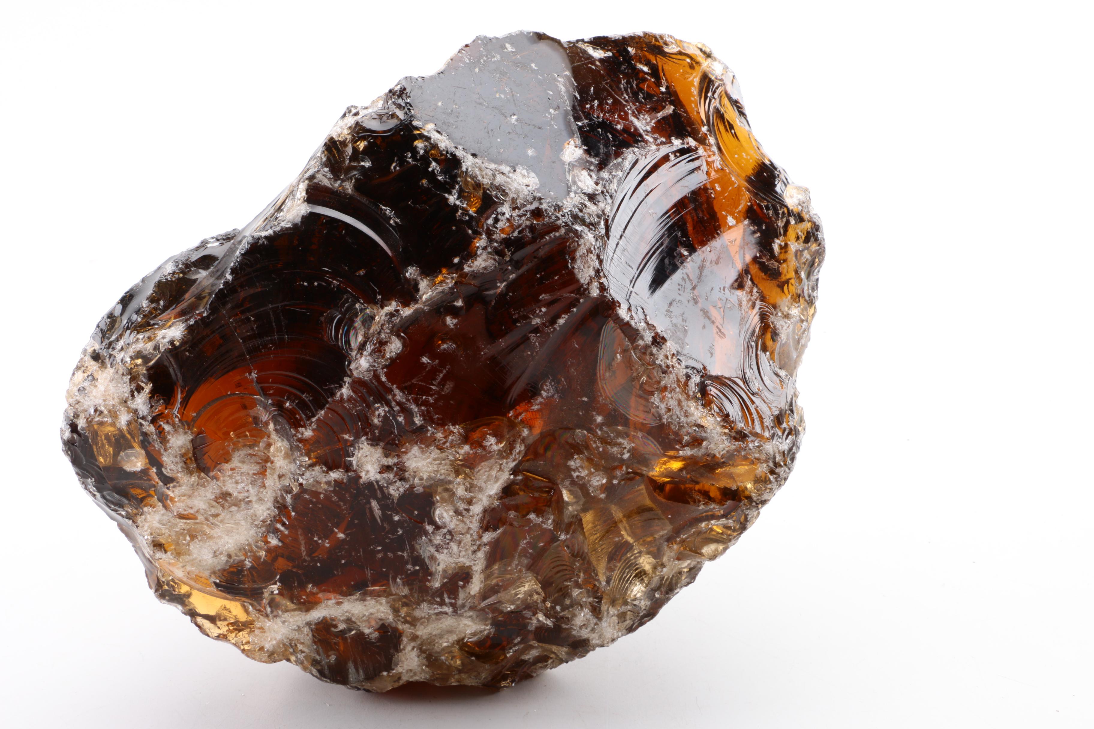 Brown Slag Glass